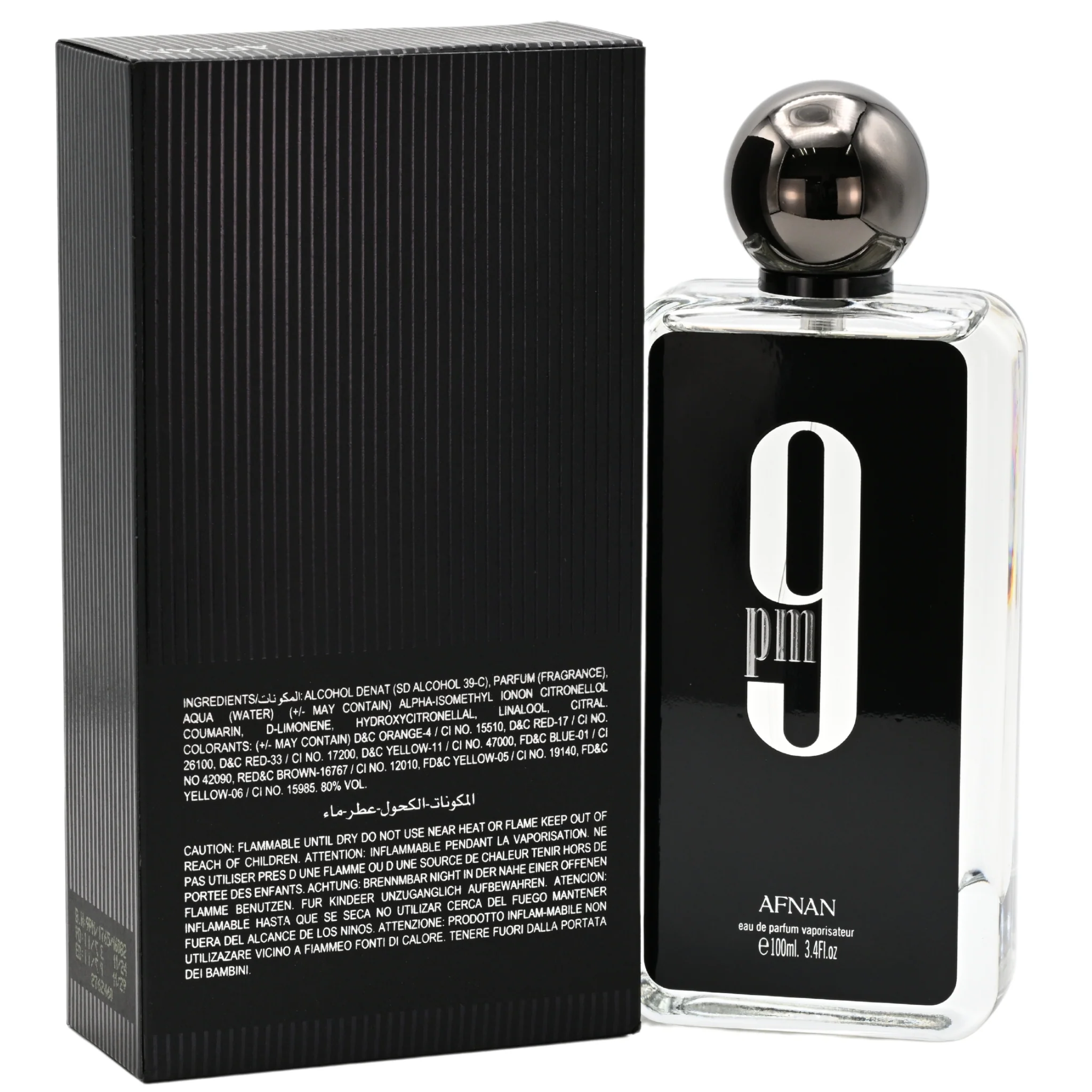 9 PM by Afnan cologne for men EDP 3.3 /3.4 oz New in Box - Image 4