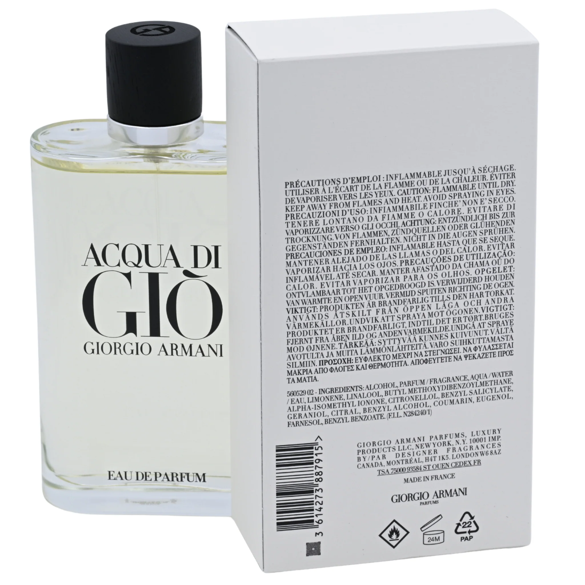 Acqua Di Gio by Giorgio Armani Cologne for Men EDP 6.7 oz New in Box - Image 4