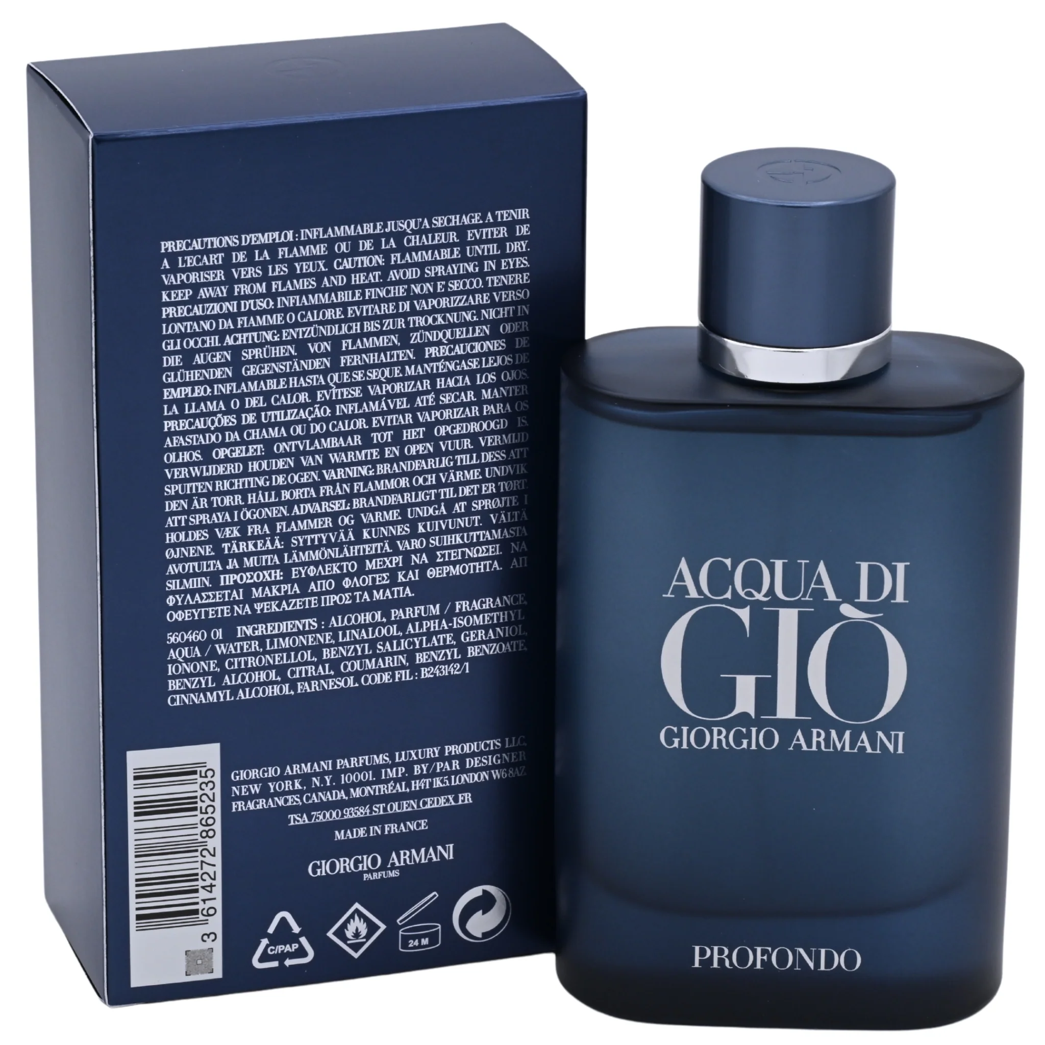 Acqua Di Gio Profondo by Giorgio Armani cologne for men EDP 4.2 oz New in Box - Image 4