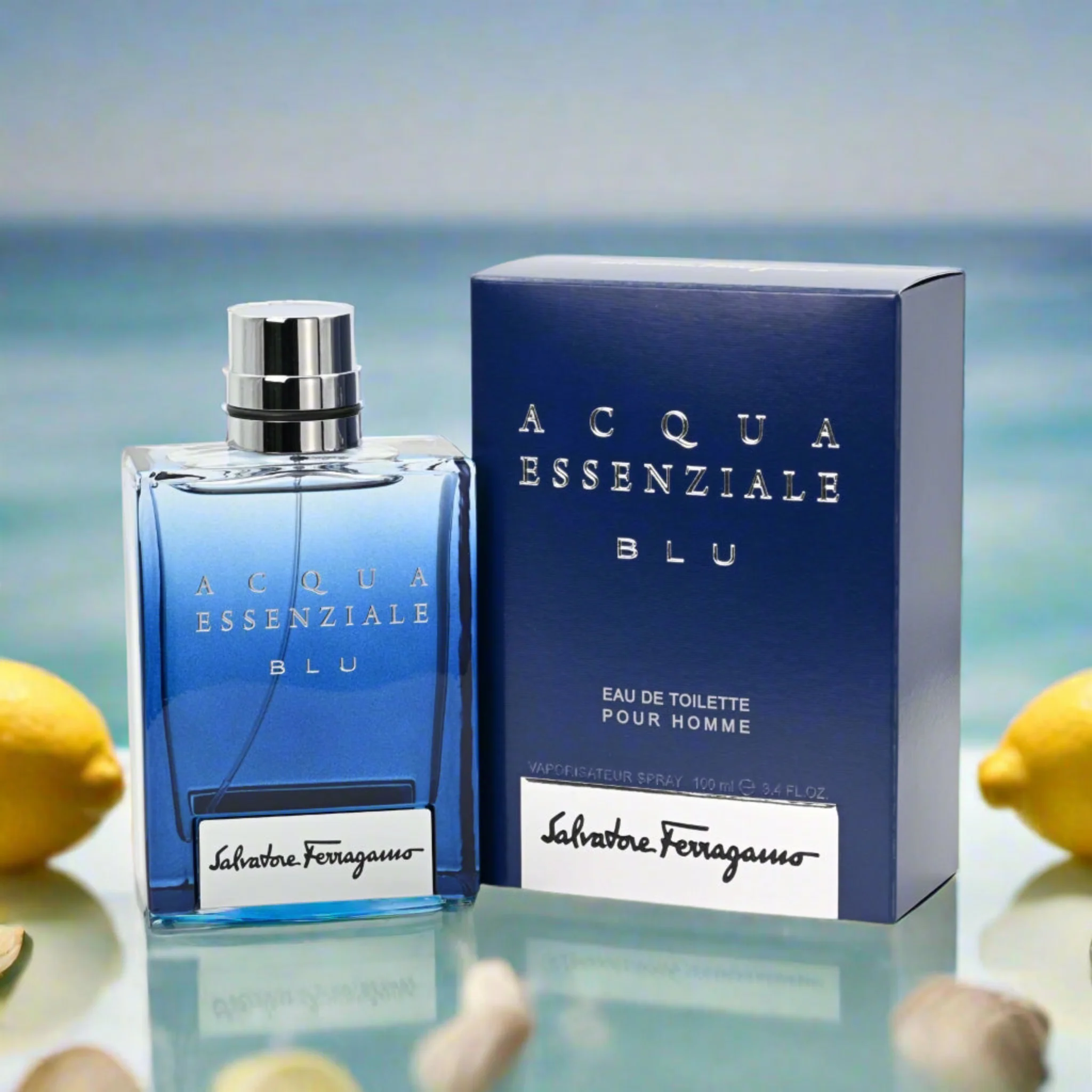 ACQUA ESSENZIALE BLU by Salvatore Ferragamo for men 3.4 oz 3.3 edt New in Box - Image 5