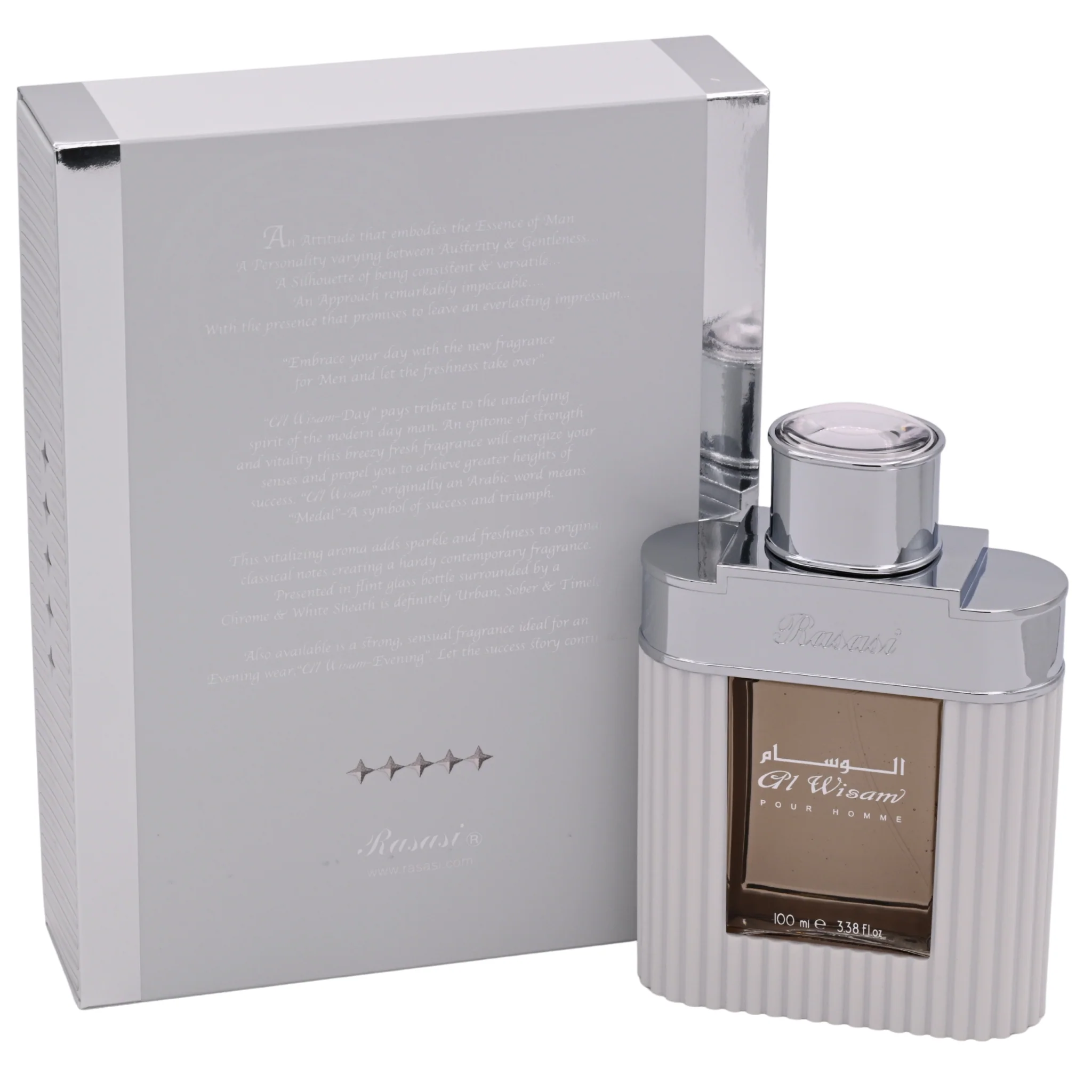 Al Wisam by Rasasi cologne for men EDP 3.3 / 3.4 oz New in Box - Image 4