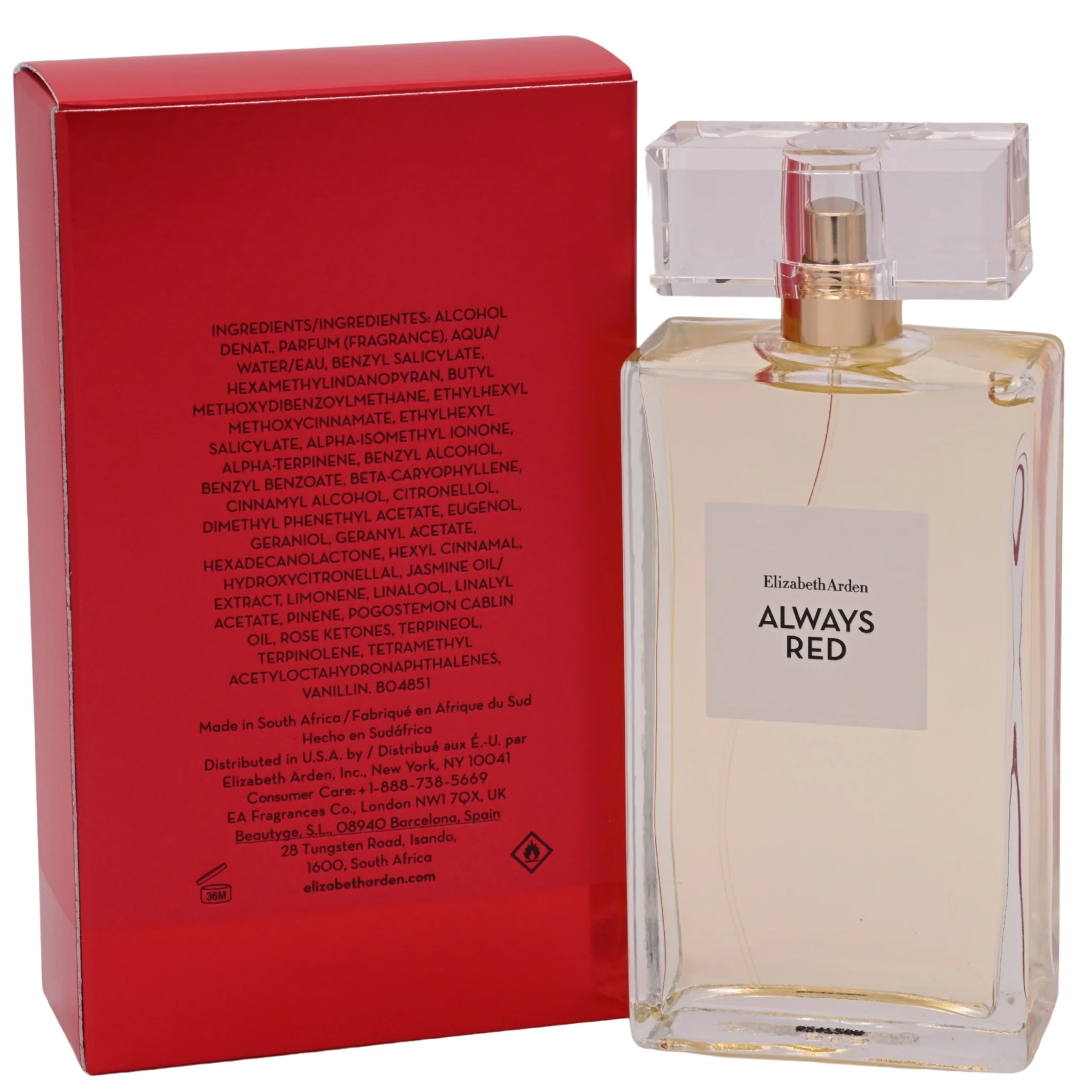 ALWAYS RED by Elizabeth Arden EDT Perfume 3.4 3.3 oz NEW IN BOX - Image 4