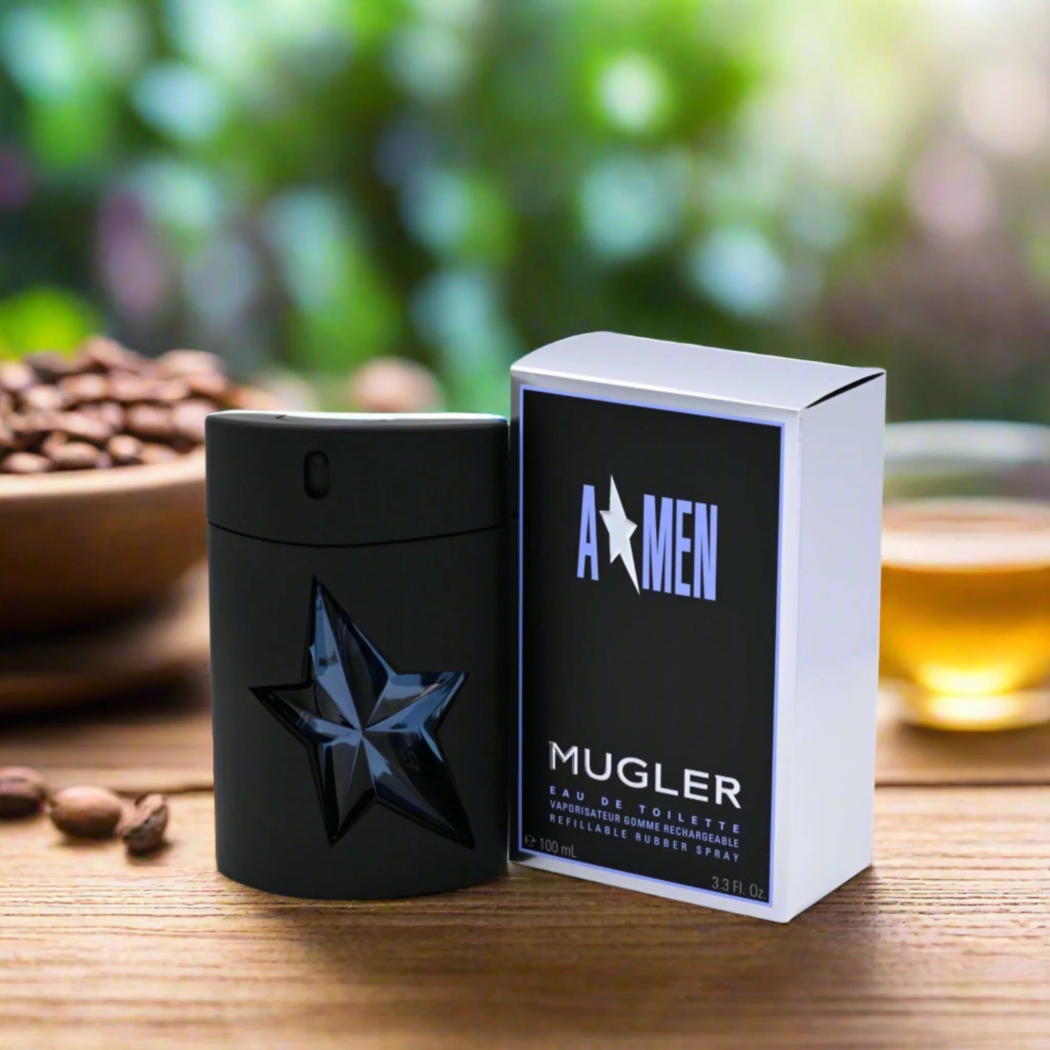 ANGEL AMEN (Refillable Rubber Spray) by Thierry Mugler for men 3.3 / 3.4 oz edt New in Box - Image 6