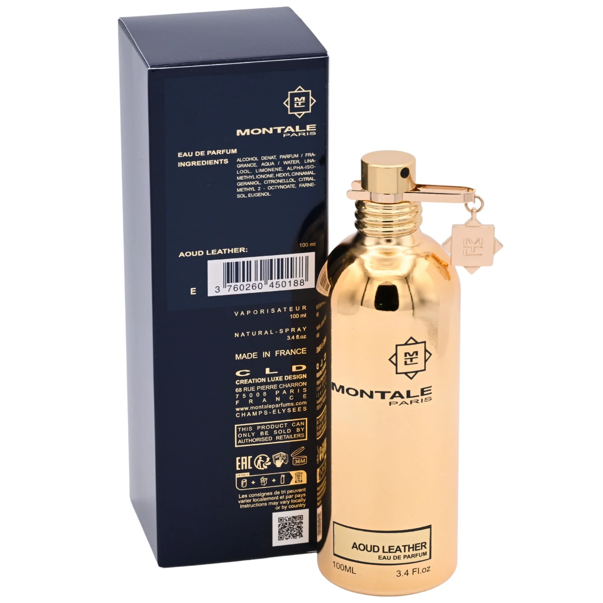 Aoud Leather by Montale for unisex EDP 3.3 / 3.4 oz New In Box - Image 4
