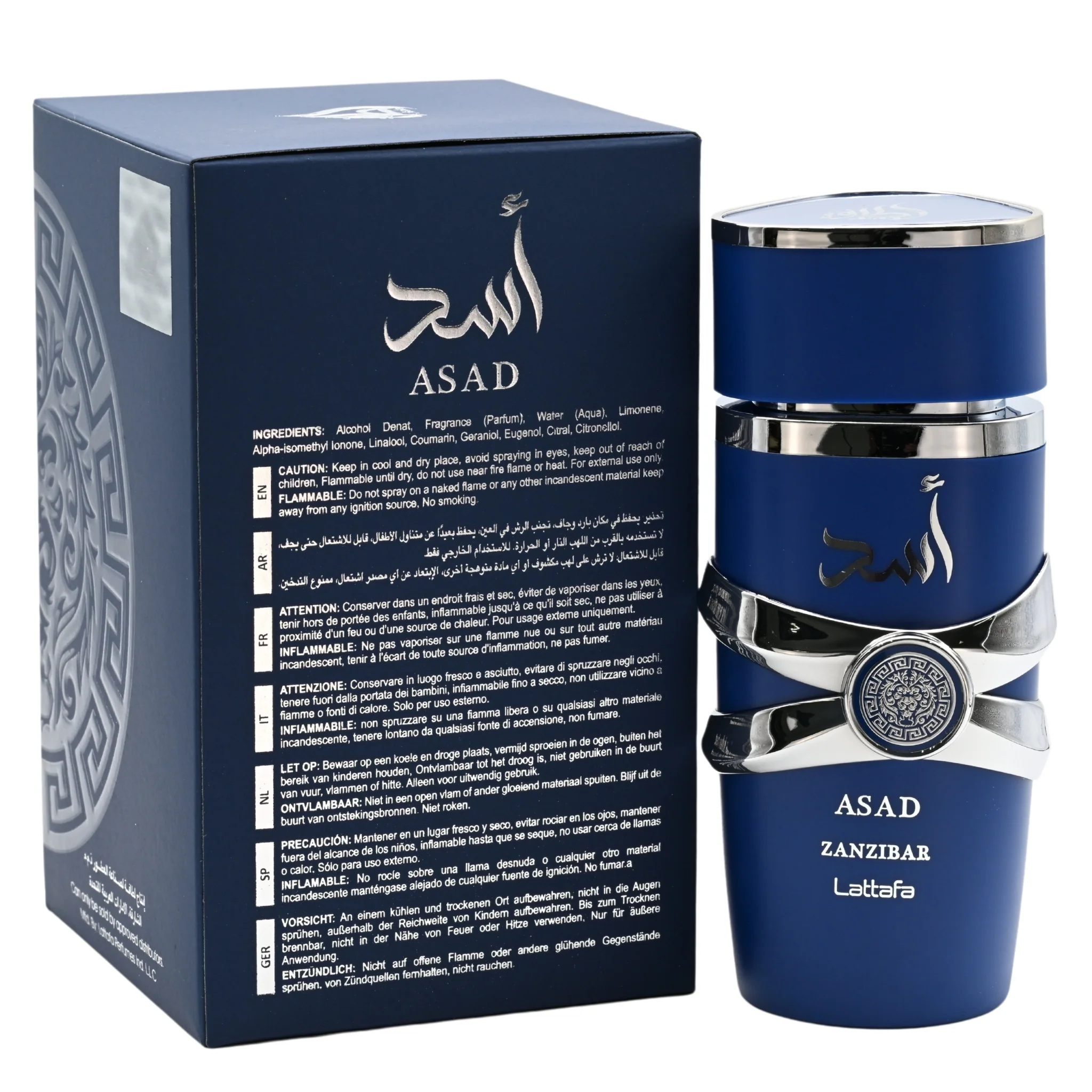 Asad Zanzibar by Lattafa cologne for men EDP 3.3 / 3.4 oz New in Box - Image 4
