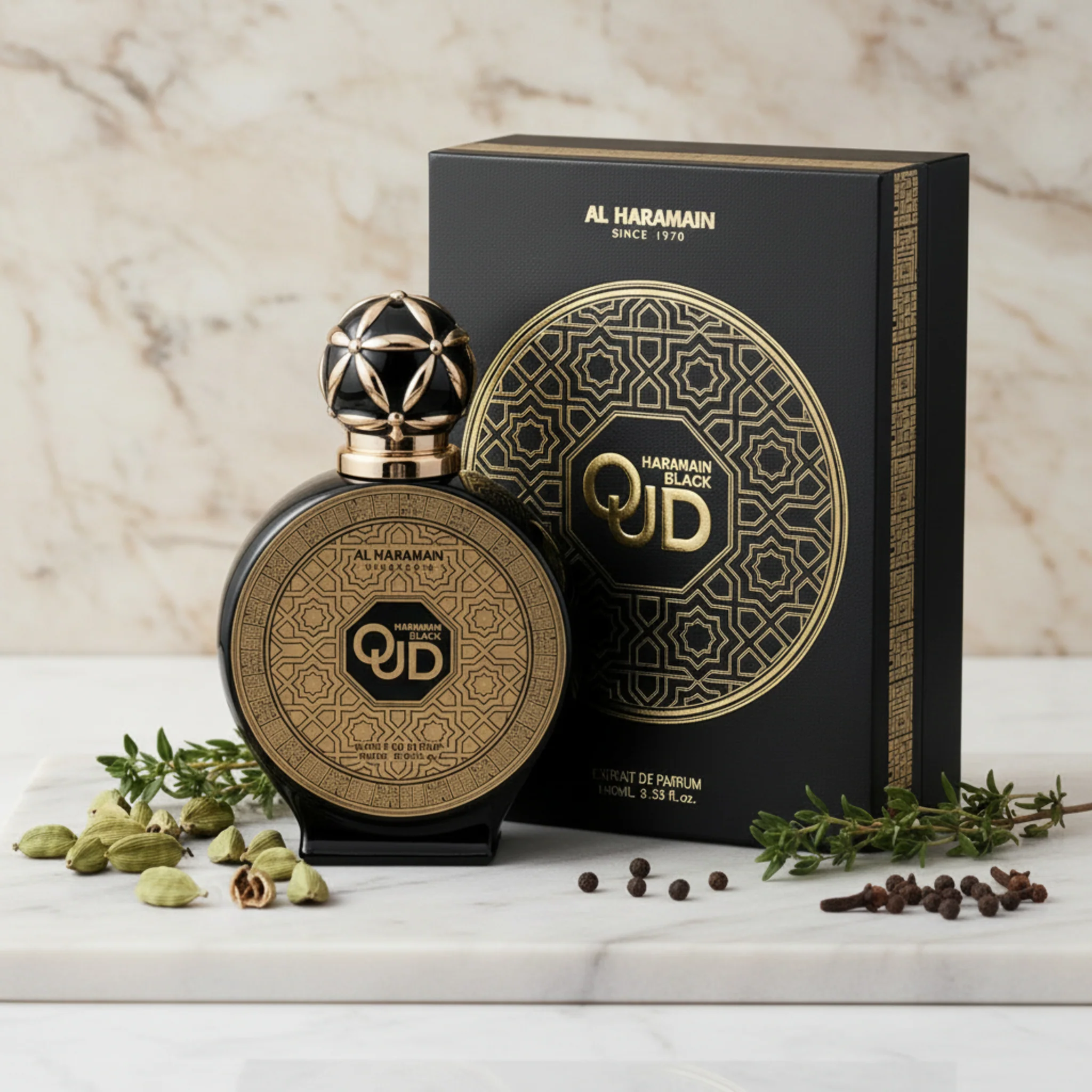 Black Oud by Al Haramain for Unisex EDP 3.3 / 3.4 oz New in Box - Image 7