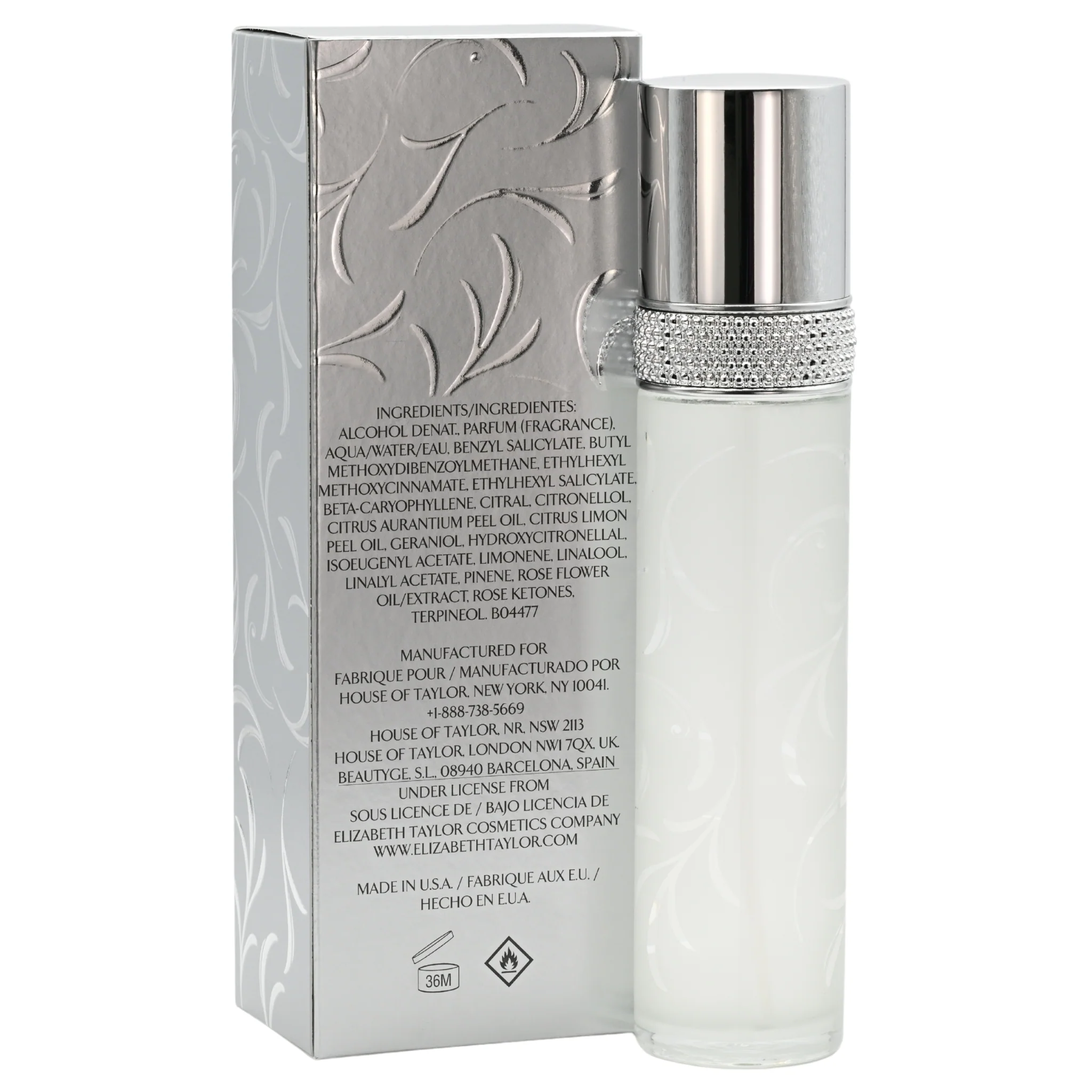 BRILLIANT White Diamonds Elizabeth Taylor women 3.3 oz 3.4 edt NEW IN BOX - Image 3