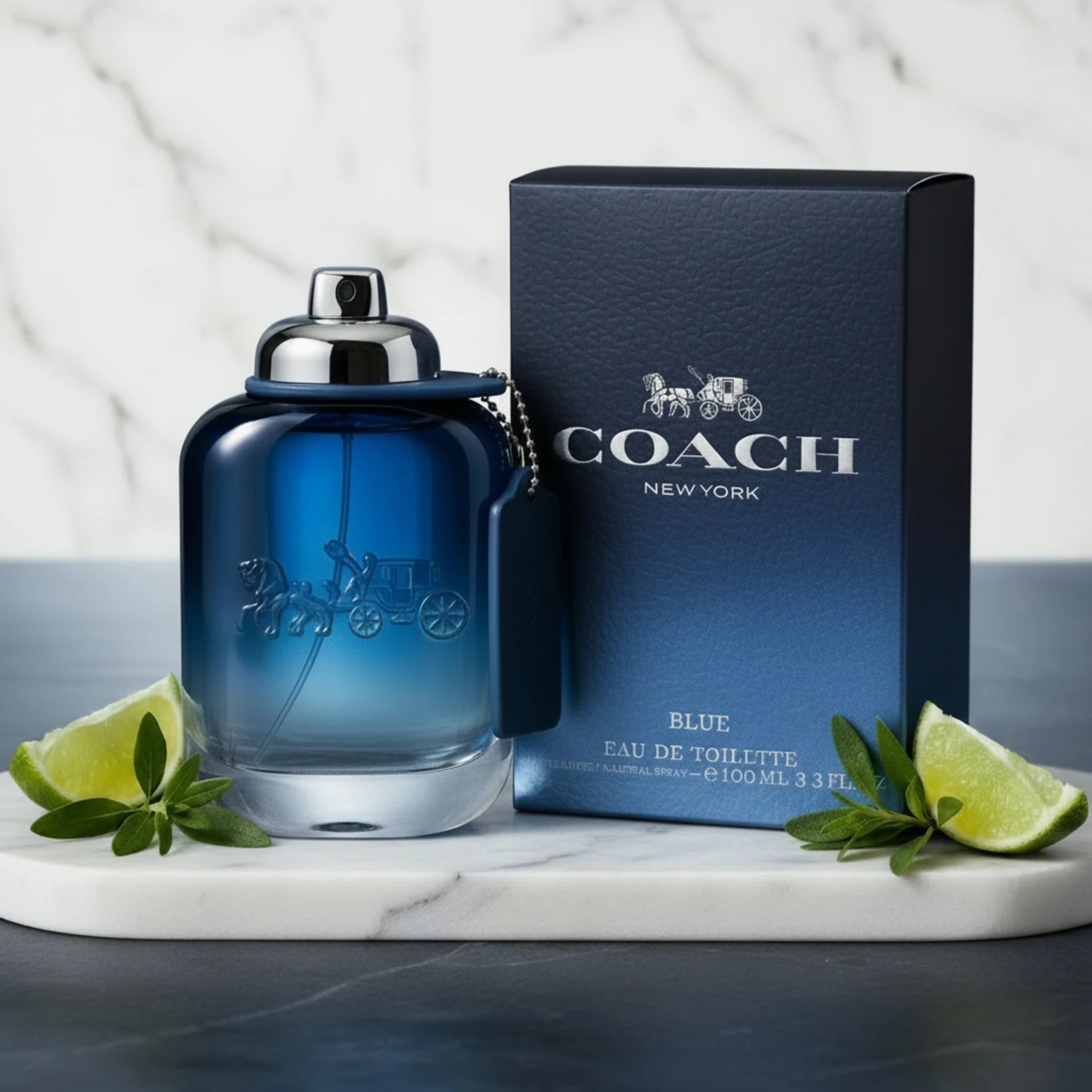 COACH NEW YORK BLUE by Coach cologne for men EDT 3.3 / 3.4 oz New In Box - Image 6