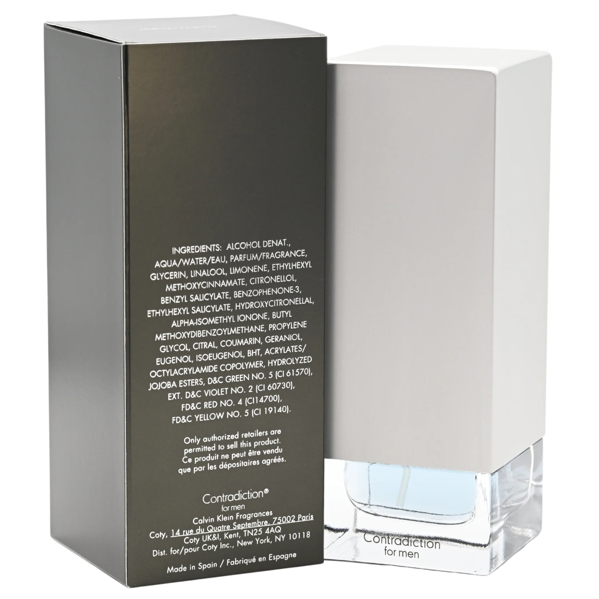 CONTRADICTION by Calvin Klein men Cologne 3.4 EDT MEN oz New in Box - Image 4