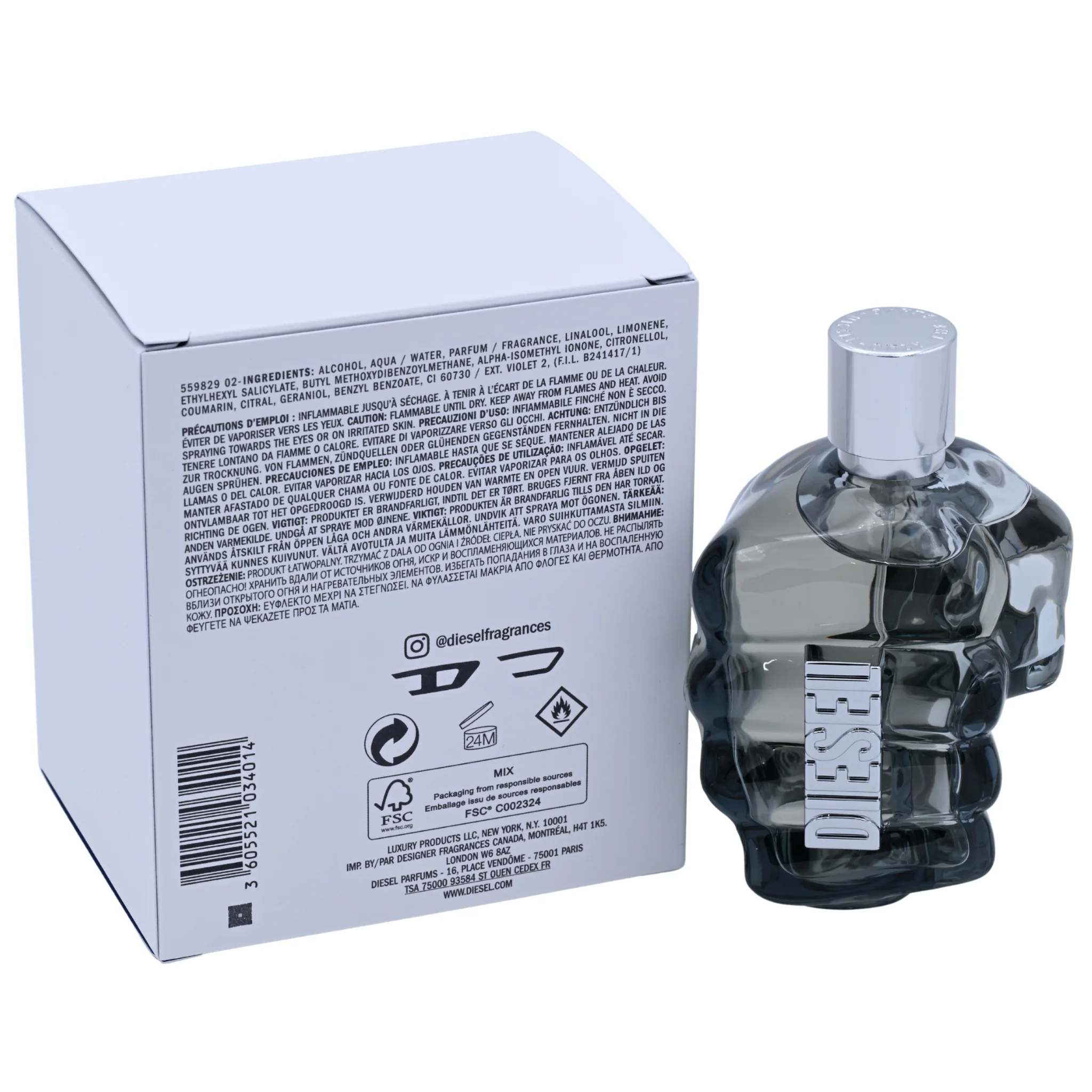 DIESEL ONLY THE BRAVE by DIESEL cologne for Men EDT 4.2 oz New in Box - Image 4