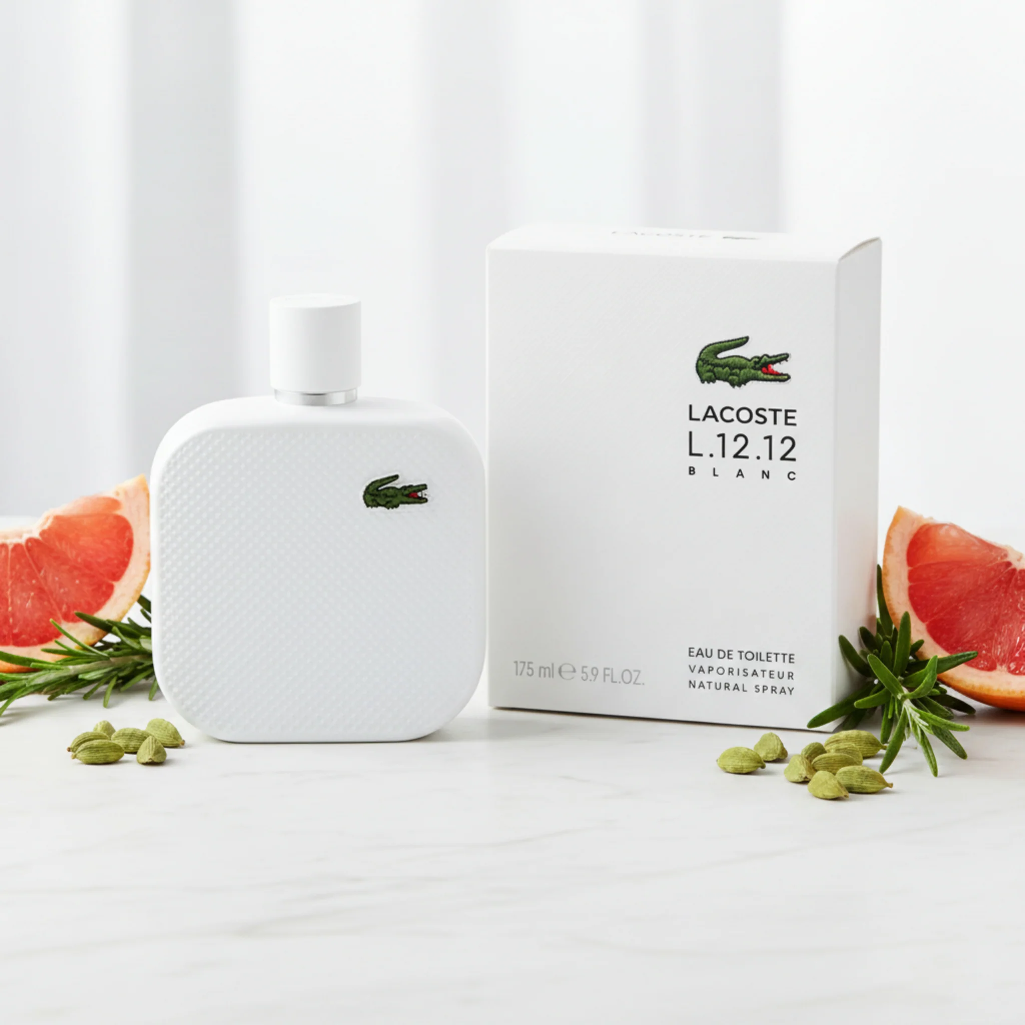 Lacoste L.12.12 Blanc by Lacoste cologne for men EDT 5.9 oz New in Box - Image 6