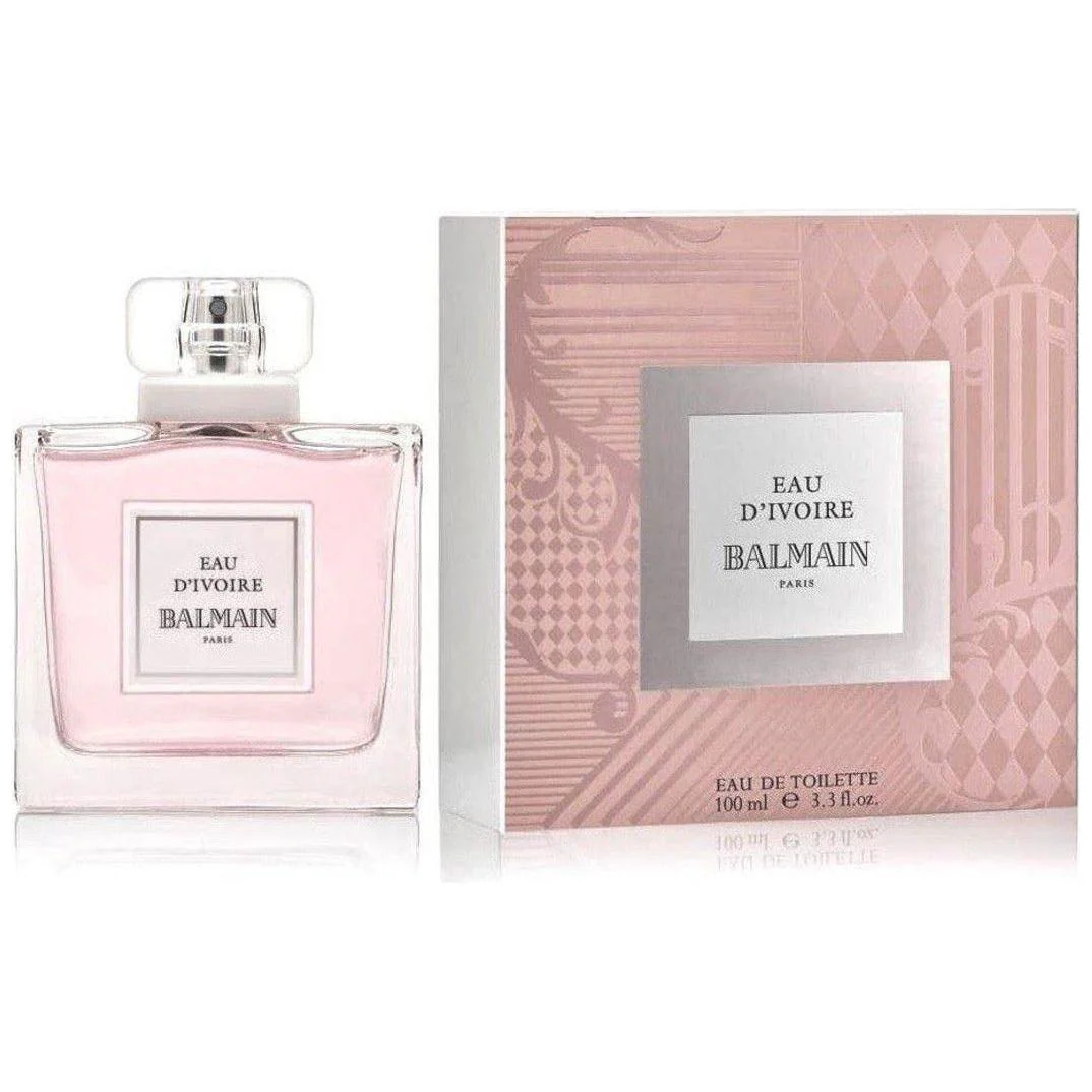 EAU D'IVOIRE Balmain women perfume spray edt 3.3 oz 3.4 NEW IN BOX