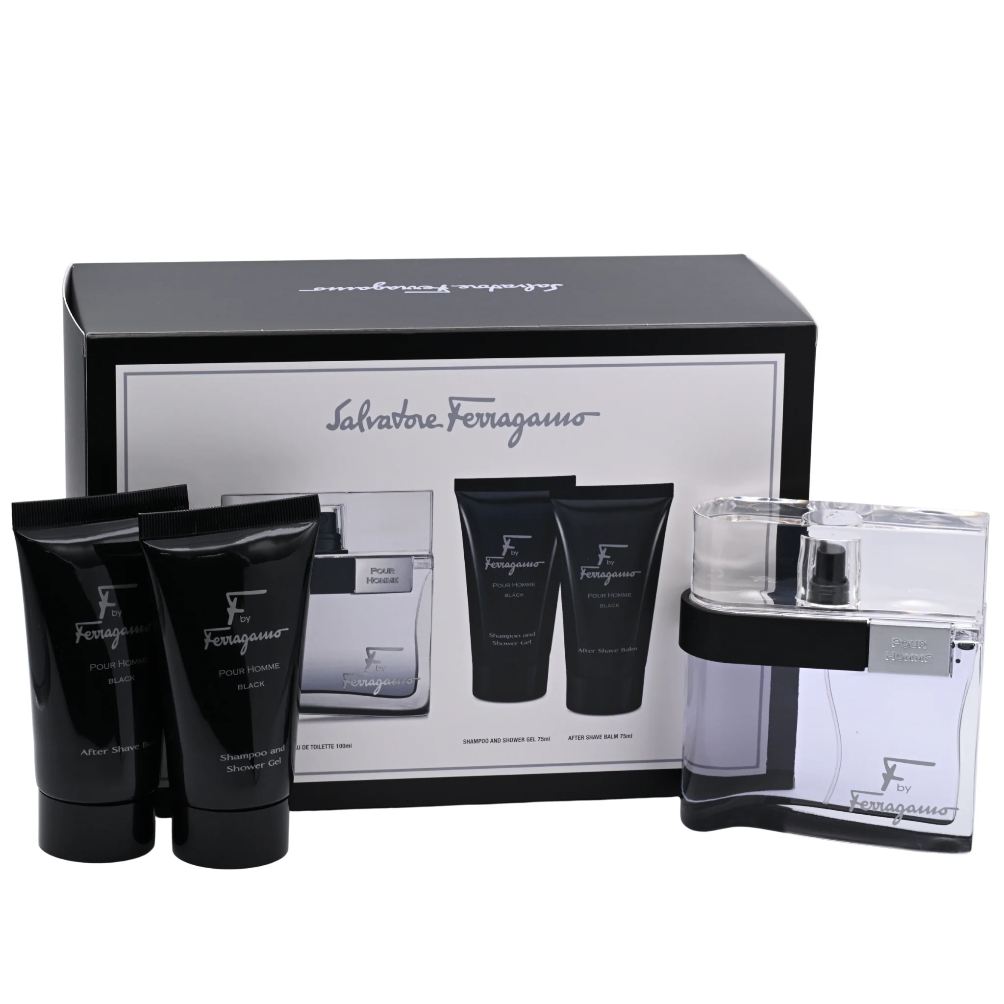 F Black by Salvatore Ferragamo for men 3 pcs gift set New in Box - Image 5