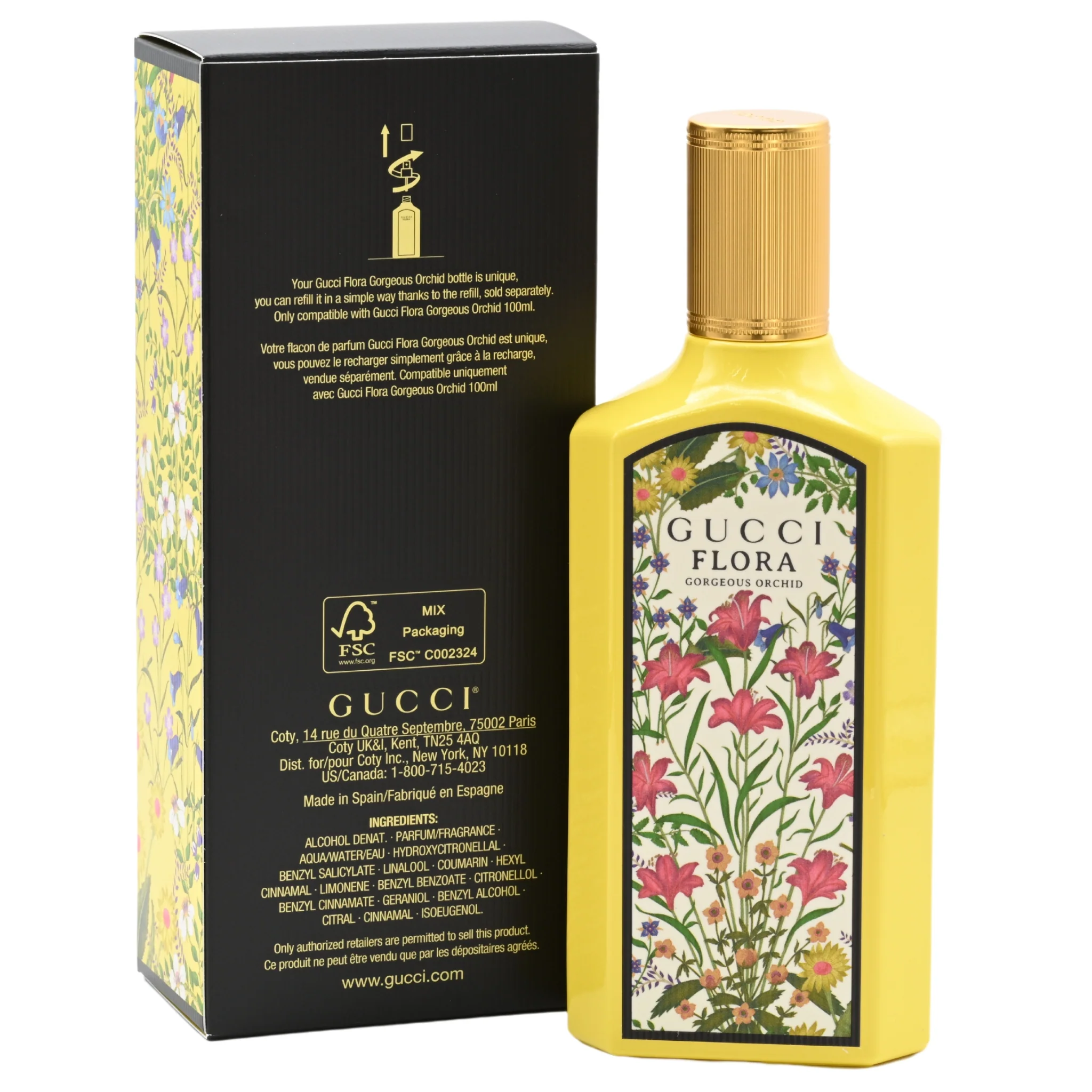 Flora Gorgeous Orchid by Gucci perfume for her EDP 3.3 / 3.4 oz New in Box - Image 4