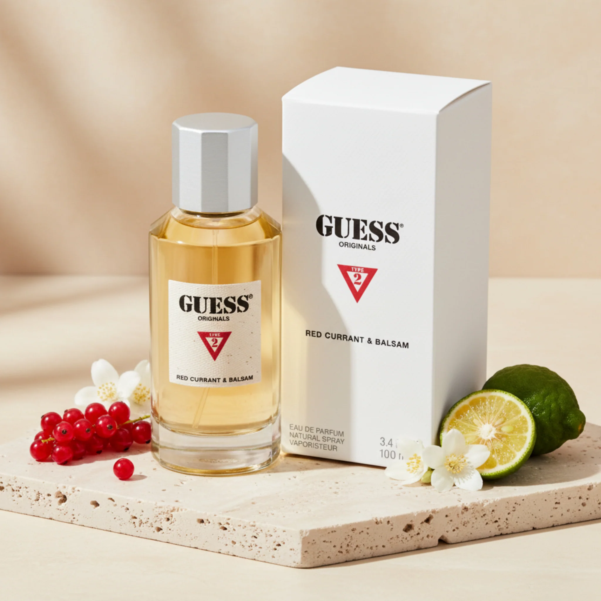Guess Originals Type 2 Red Currant & Balsam Eau de Parfum Spray for Women 3.4 oz (New in Box) - Image 6