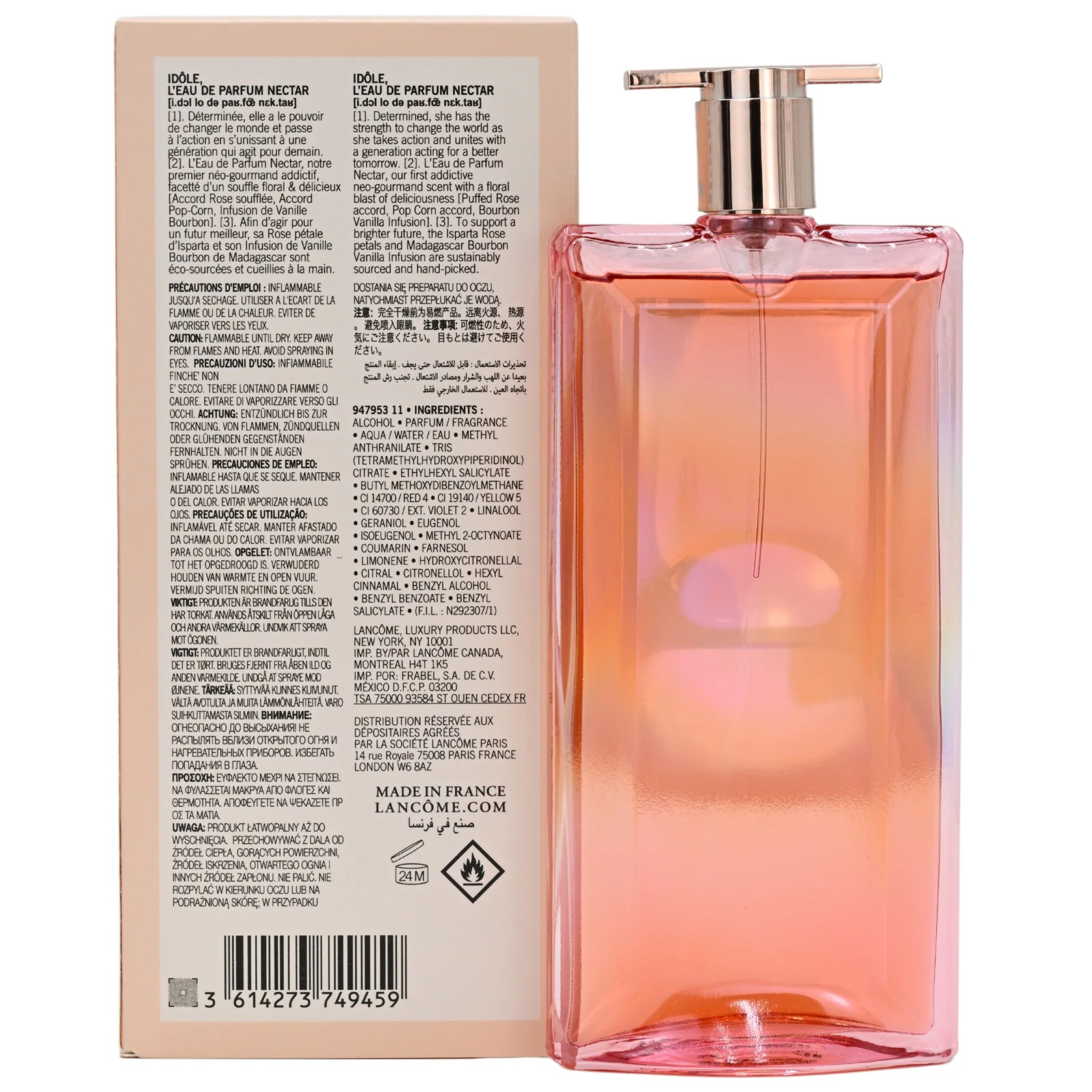 Idole Nectar by Lancome perfume for her EDP lumineuse 1.7 oz New in Box - Image 4