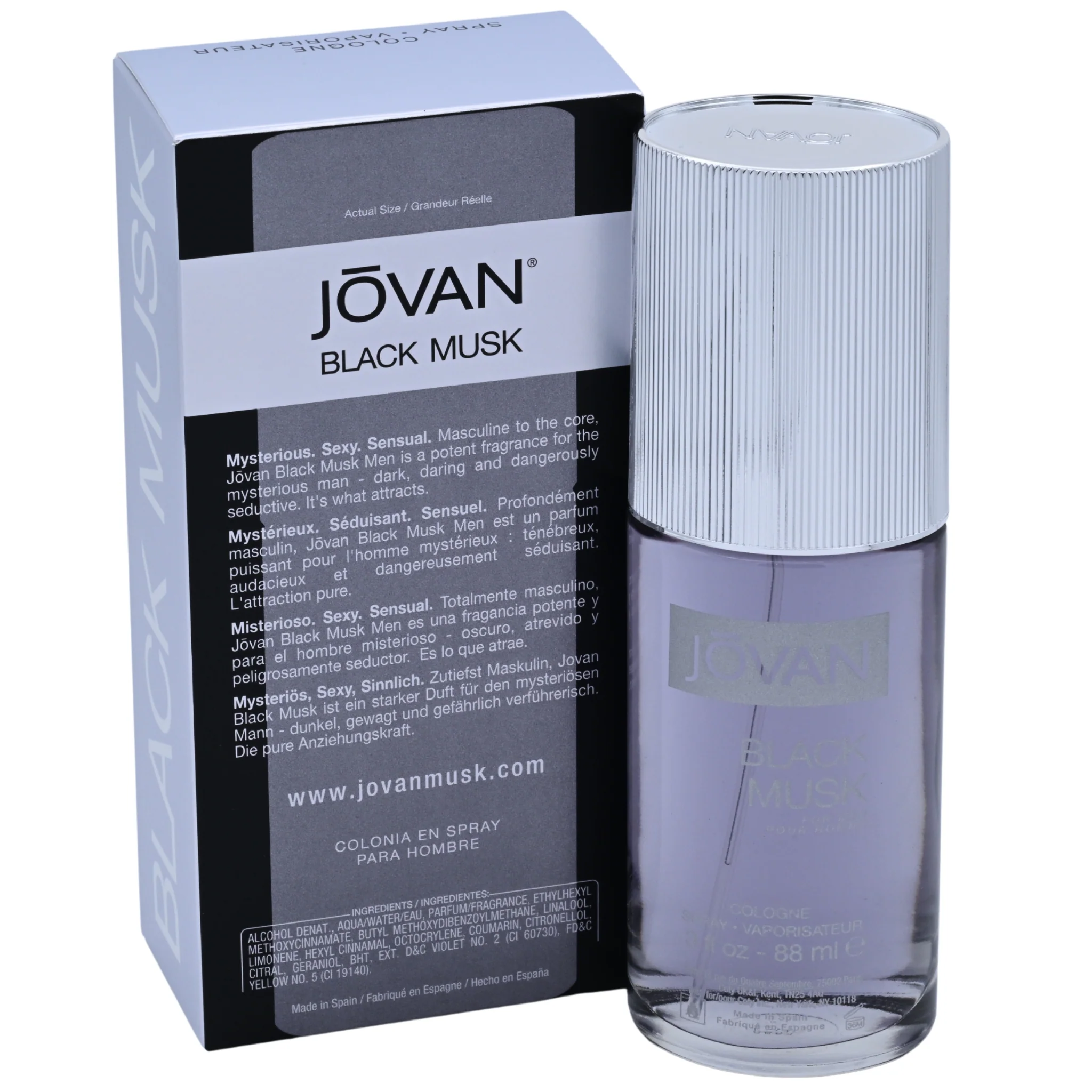 Jovan Black Musk by Jovan 3.0 oz Cologne Spray Men New in Box - Image 4