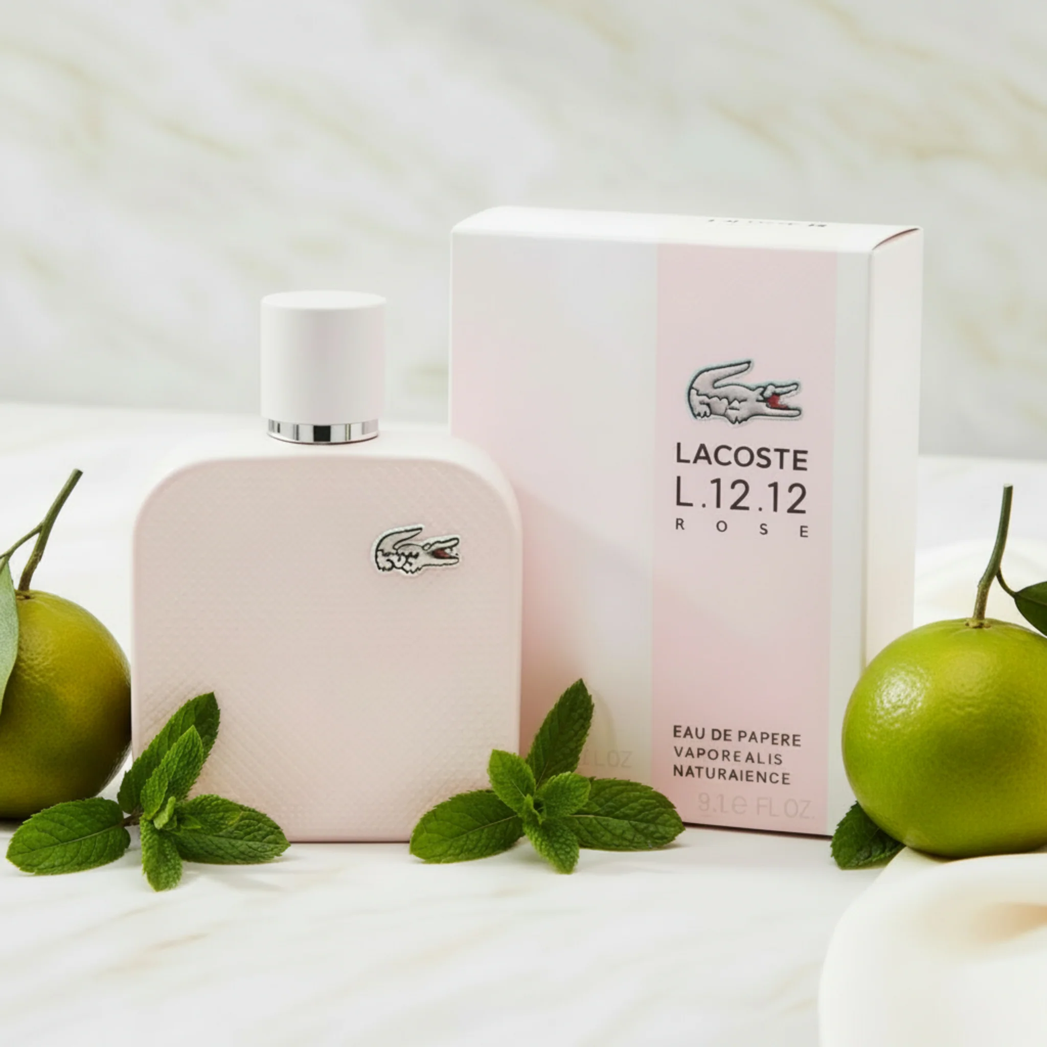 L.12.12 Rose by Lacoste perfume for women EDP 3.3 / 3.4 oz New in Box - Image 6