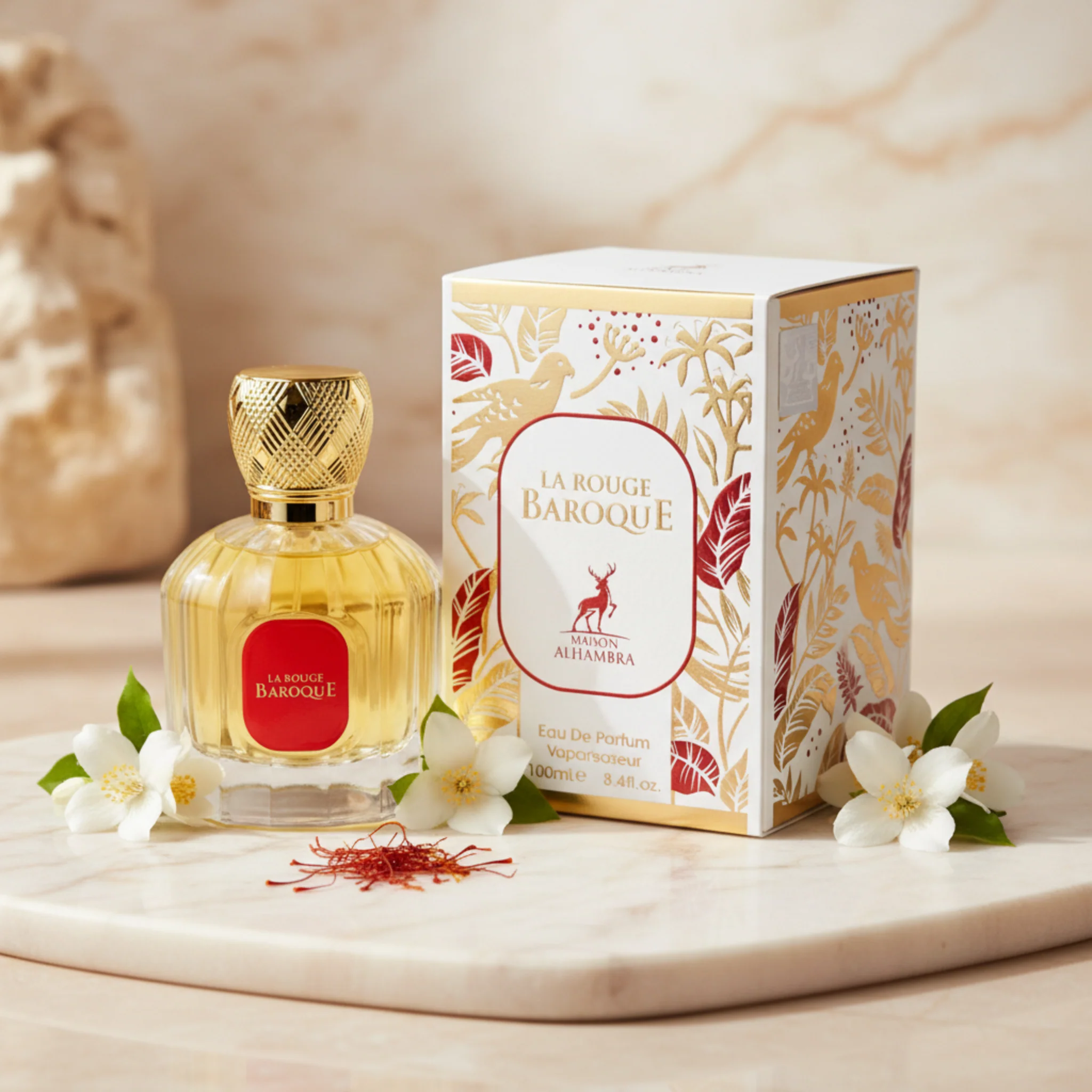 La Rouge Baroque by Maison Alhambra unisex EDP 3.3 / 3.4 oz New in Box - Image 6