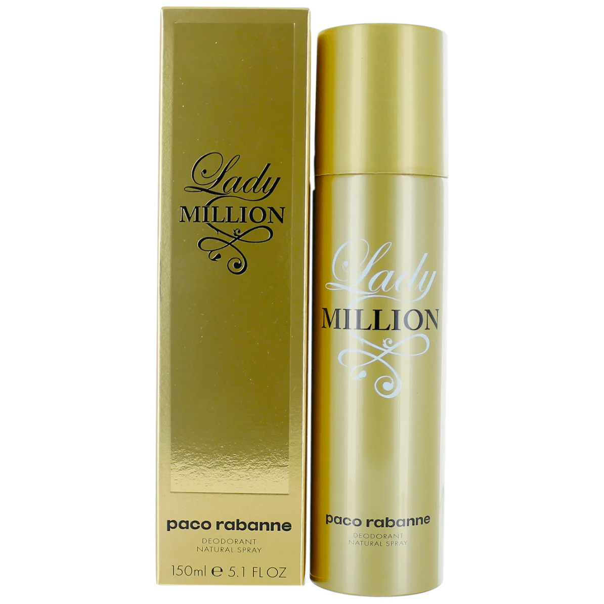Lady Million by Paco Rabanne 5.1 oz Deodorant Spray