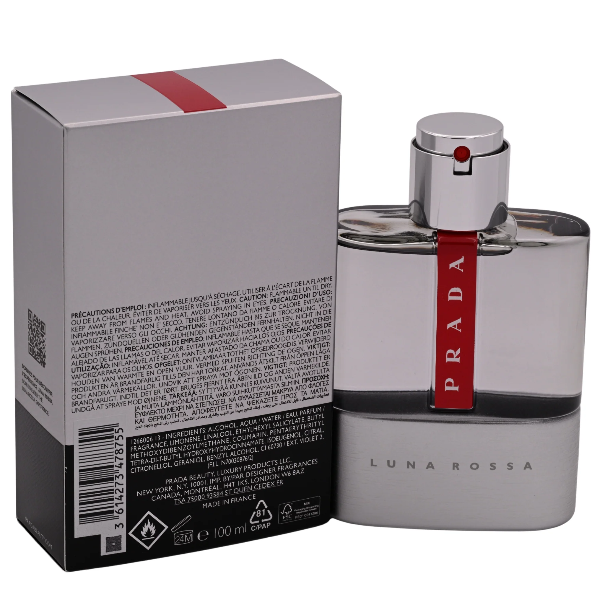 Luna Rossa by Prada cologne for men EDT 3.3 / 3.4 oz New in Box - Image 4