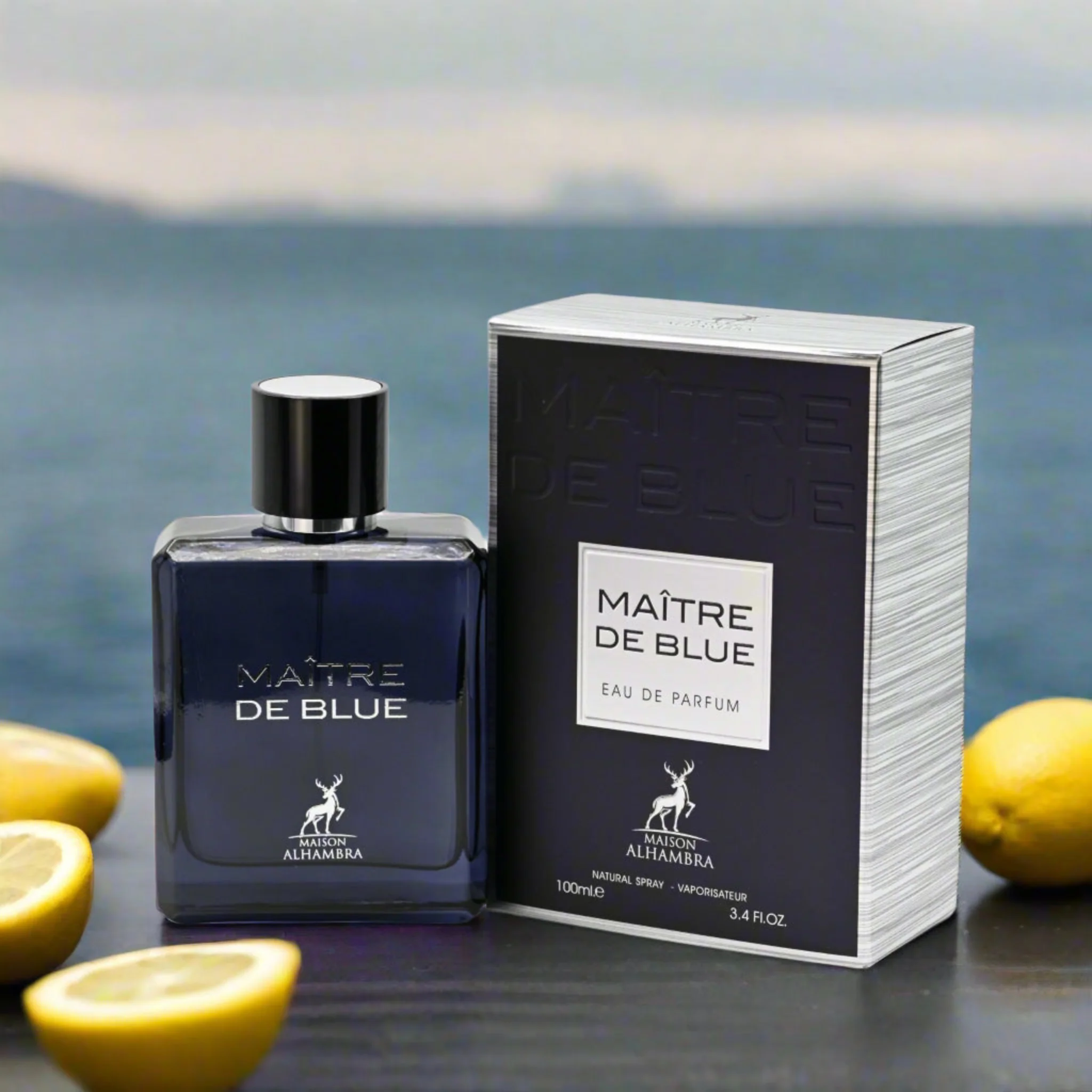 Maitre De Blue by Maison Alhambra for men EDP 3.3 / 3.4 oz New in Box - Image 6