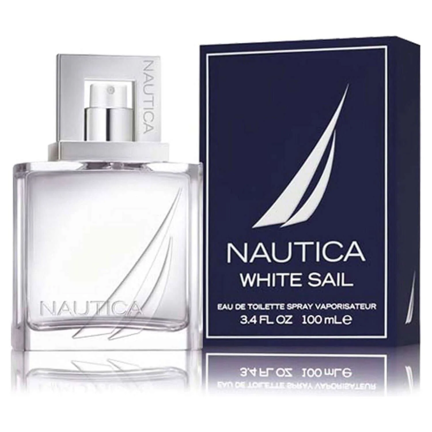 NAUTICA White Sail edt Cologne 3.3 oz / 3.4 oz for Men New in Box