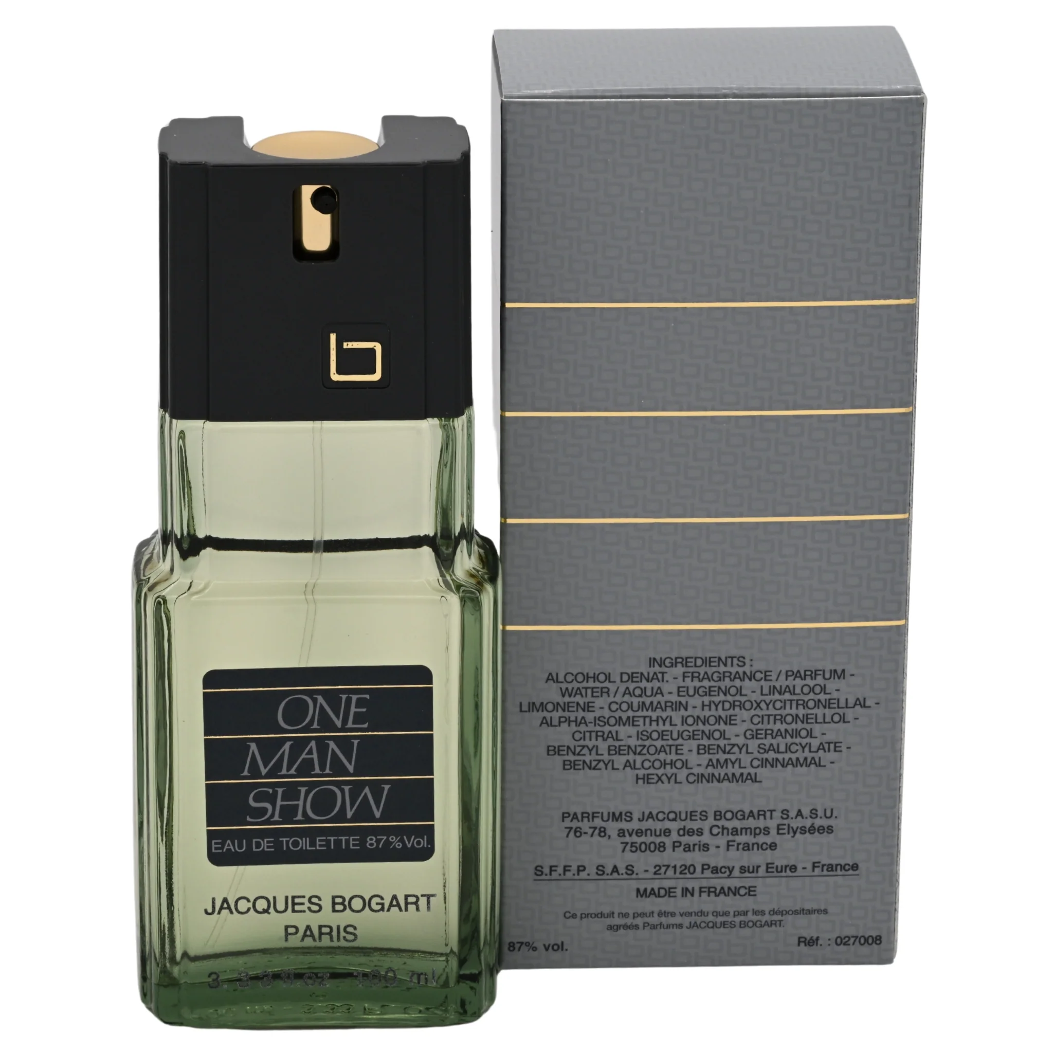 ONE MAN SHOW by Jacques Bogart 3.3 / 3.4 oz EDT For Men New in Box - Image 4