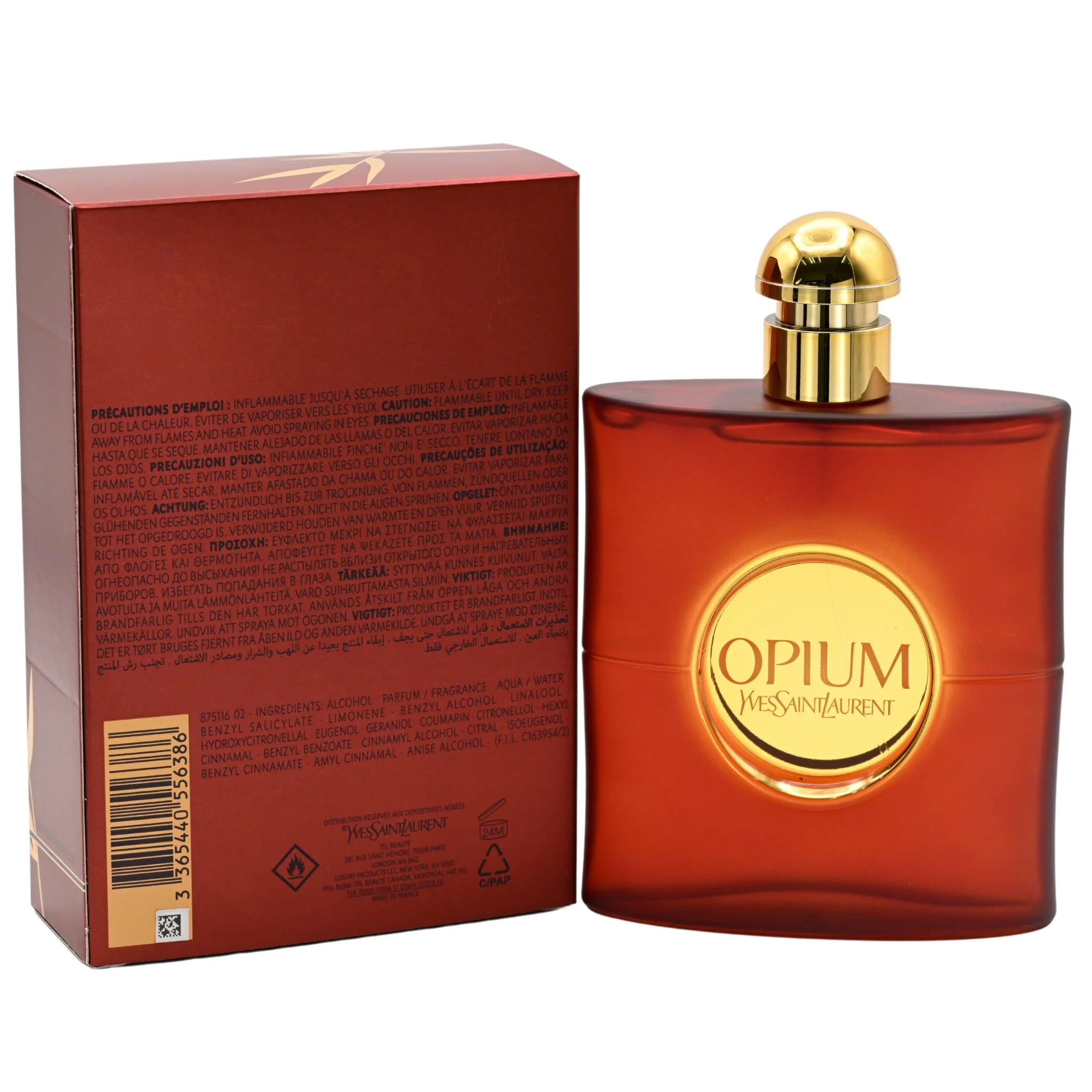 OPIUM Yves Saint Laurent YSL 3.0 oz edt Perfume Women NEW IN BOX - Image 4