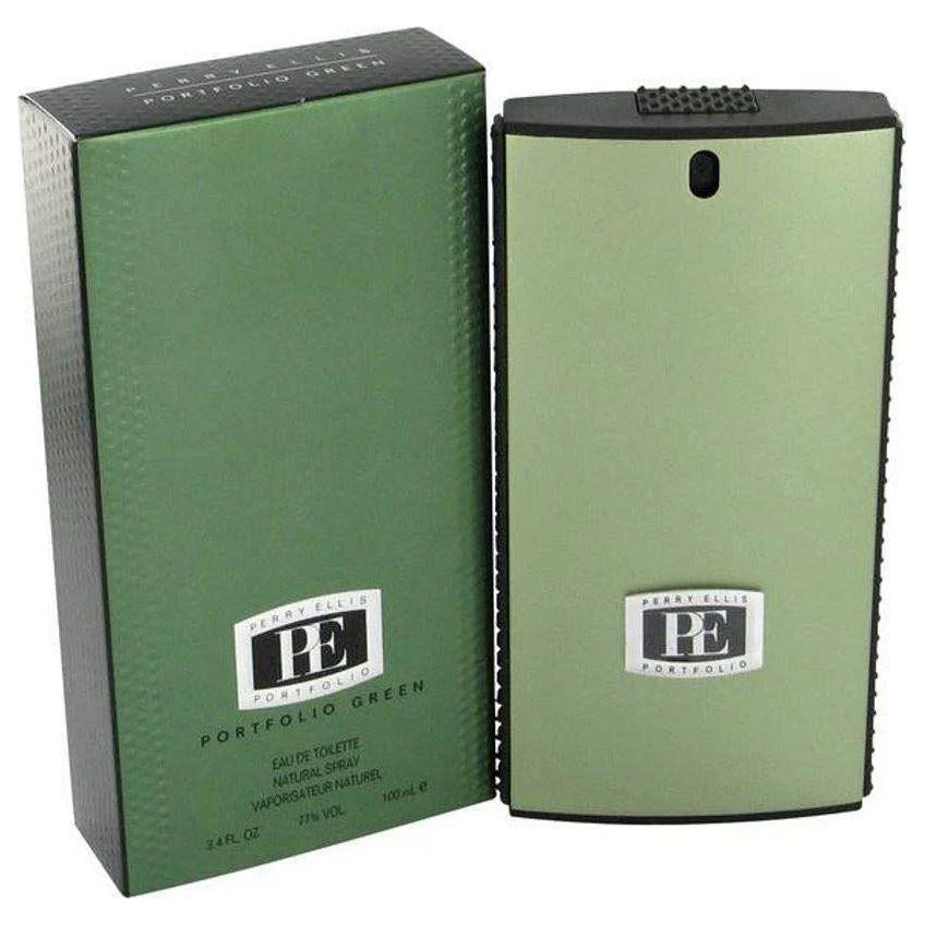 PE PORTFOLIO GREEN by Perry Ellis Cologne 3.4 oz New in Box