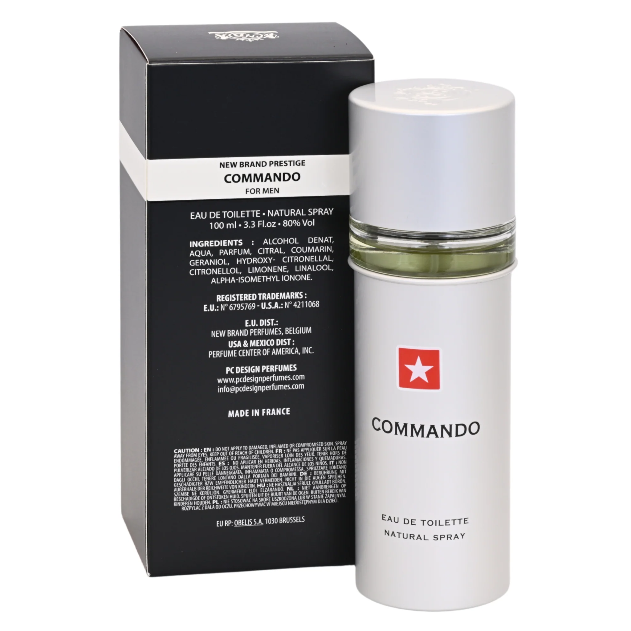 Prestige Commando by New Brand cologne for men EDT 3.3 /3.4 oz New In Box - Image 4