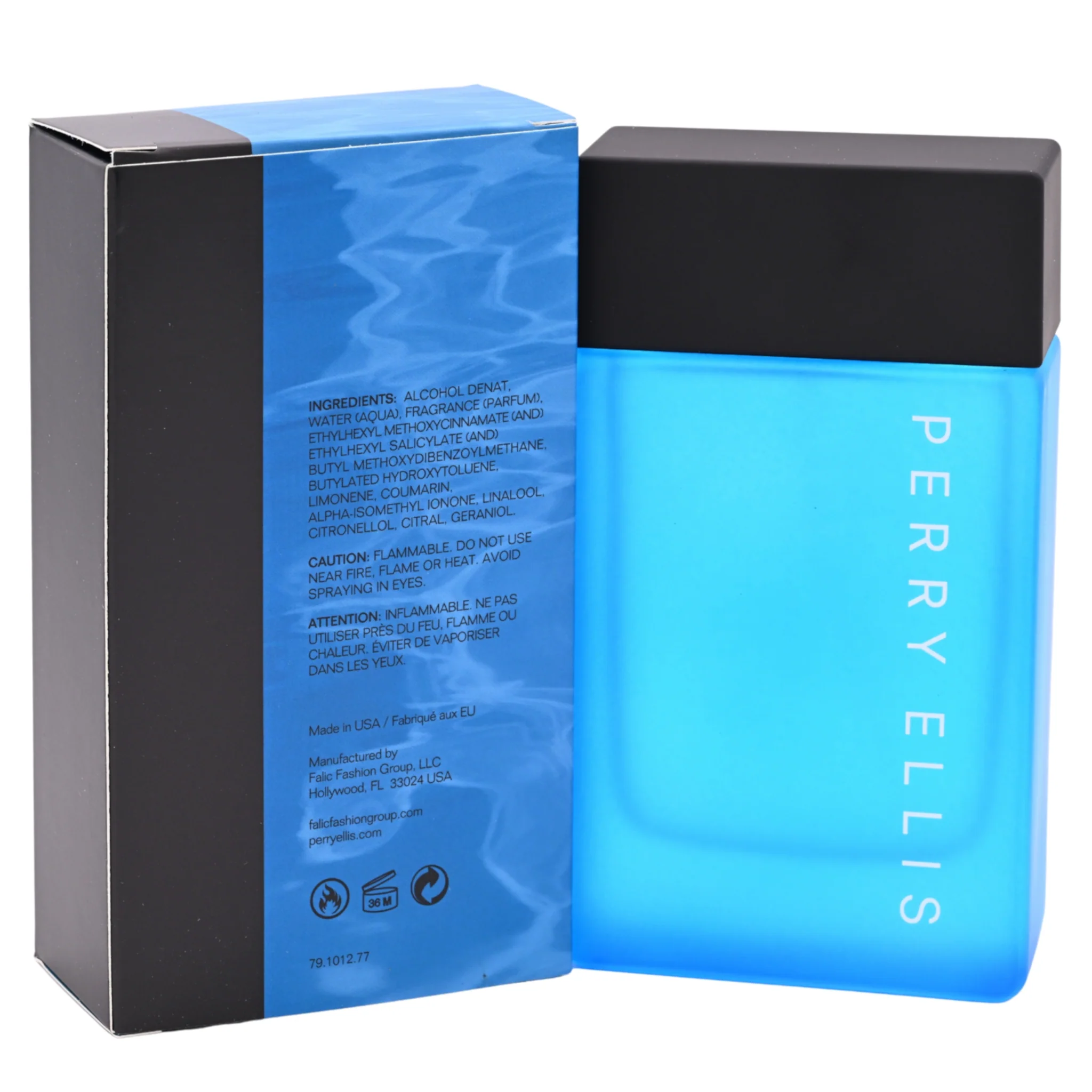 Pure Blue By perry Ellis cologne for men EDT 3.3 / 3.4 oz New in Box - Image 4