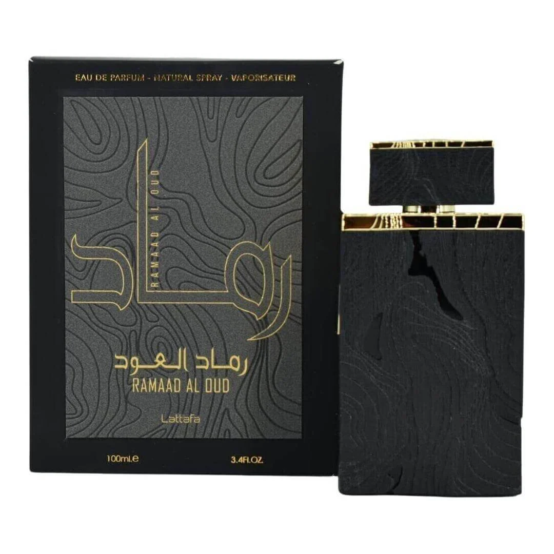 Ramaad Al Oud by Lattafa perfume for unisex EDP 3.3 / 3.4 oz New in Box