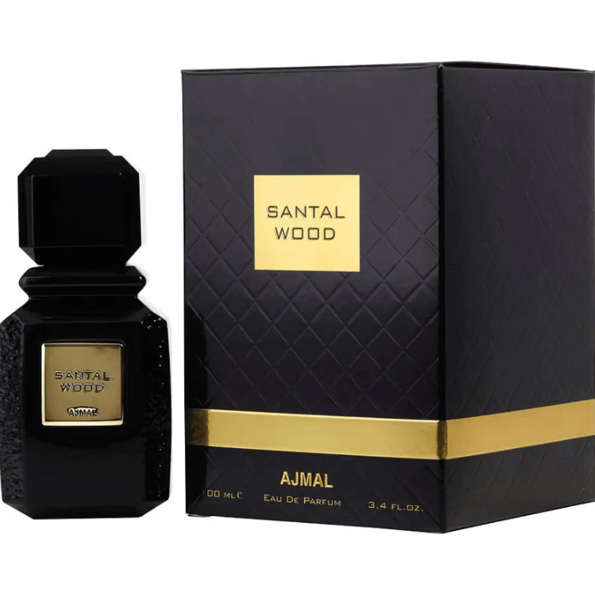 Santal Wood by Ajmal for Unisex EDP 3.3 / 3.4 oz New In Box