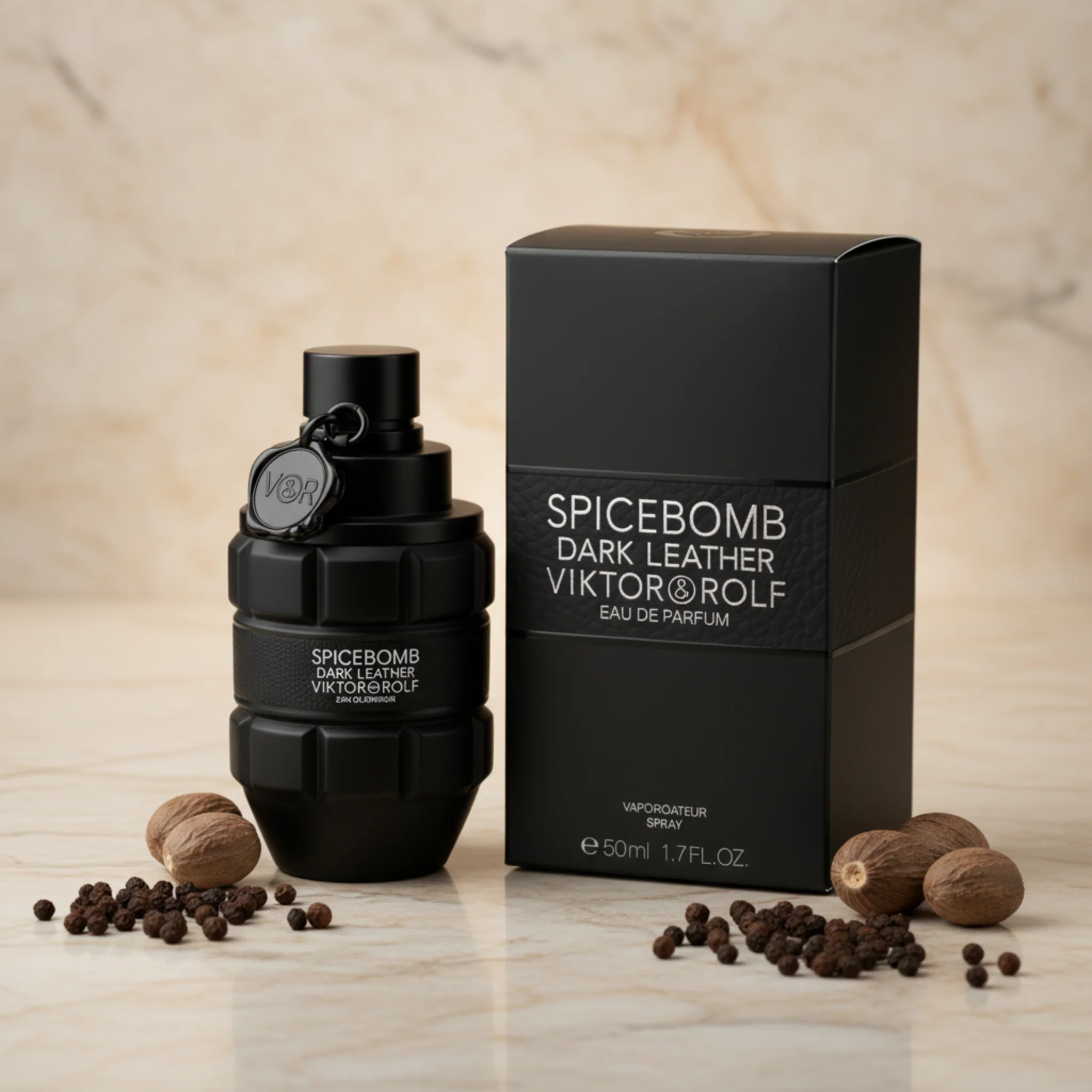 Spicebomb Dark Leather by Viktor & Rolf cologne for men EDP 1.7 oz New In Box - Image 6