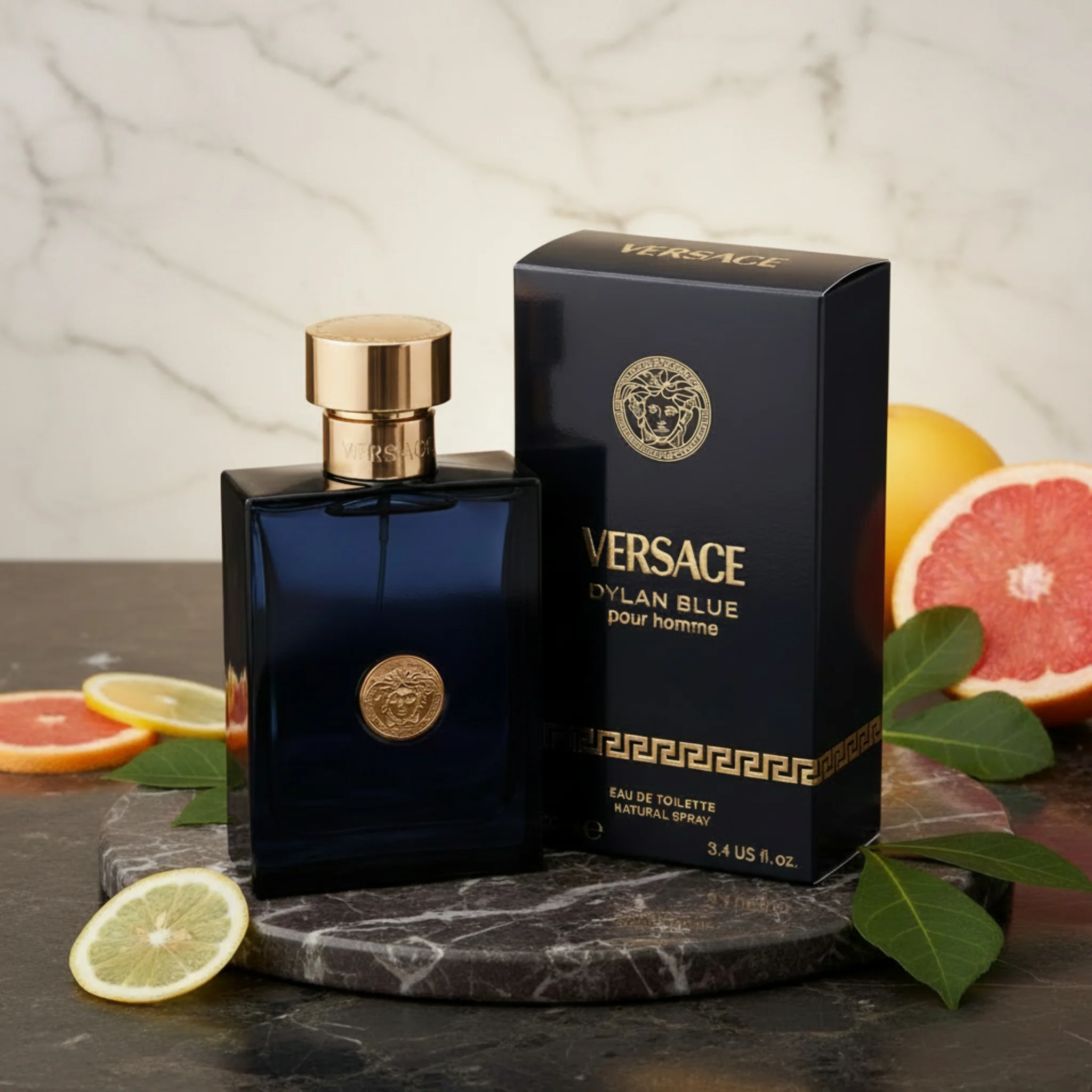 Versace Pour Homme Dylan Blue by Versace for Men EDT 3.3 / 3.4 oz New in Box - Image 6