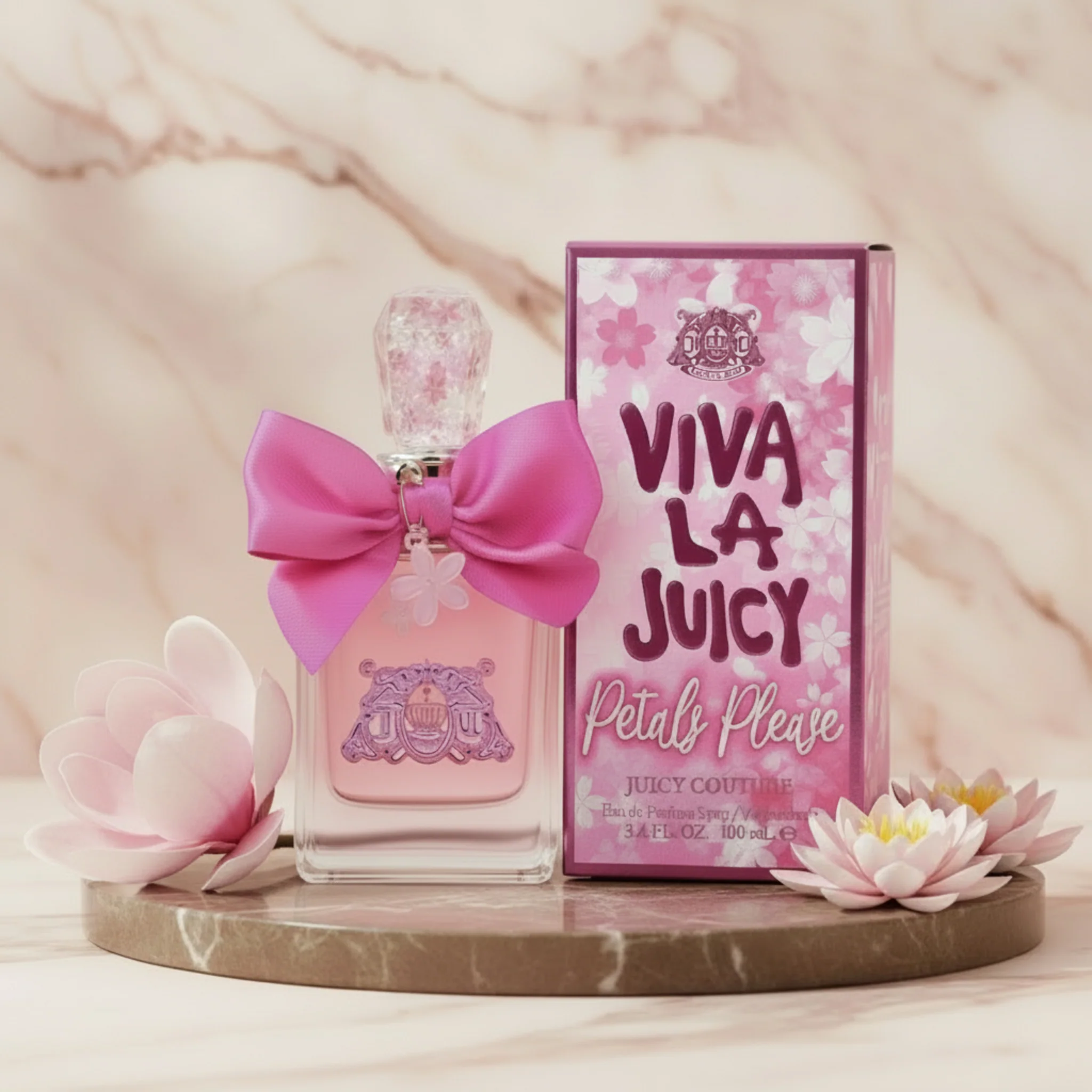 Viva La Juicy Petals Please by Juicy Couture for her EDP 3.3 / 3.4 oz New in Box - Image 6