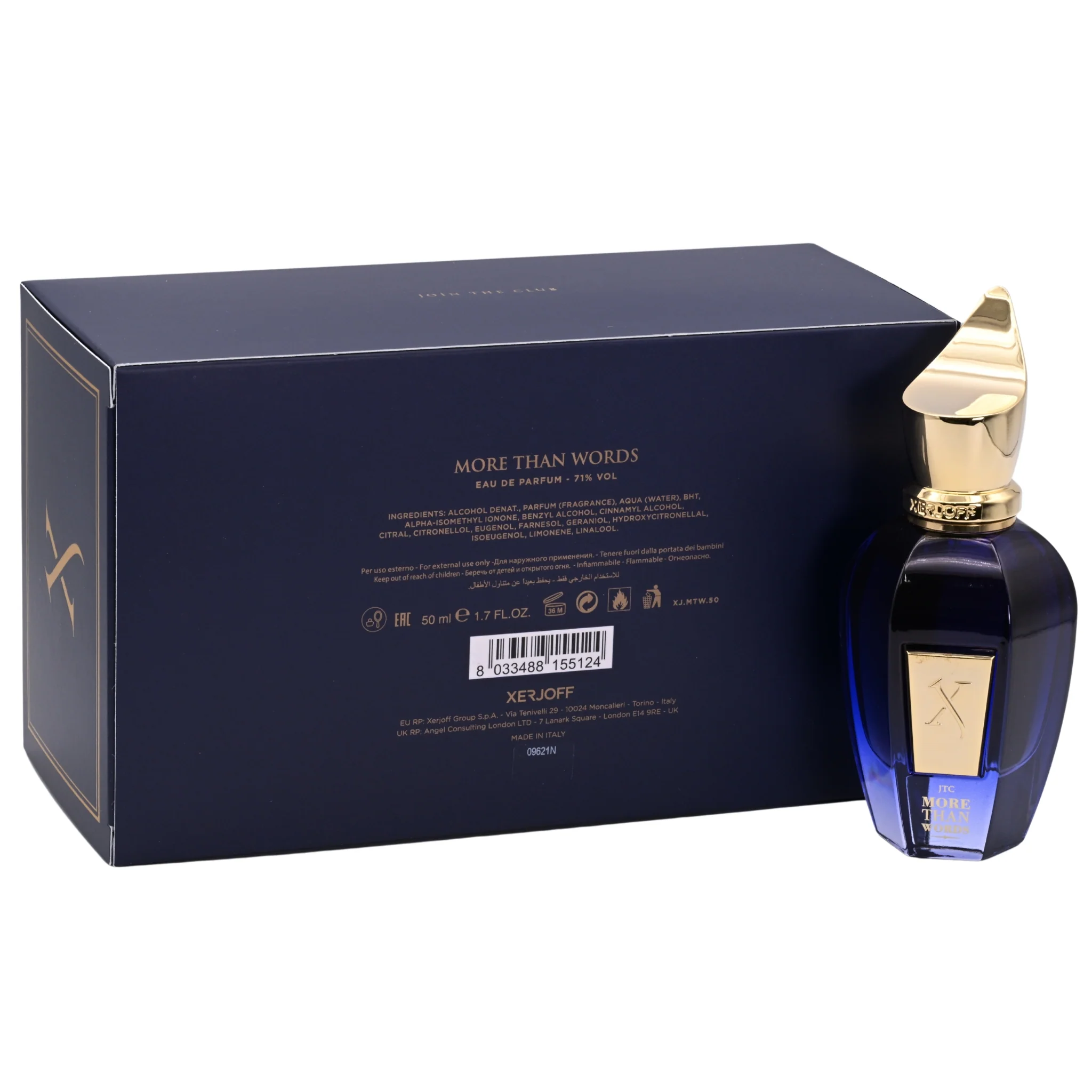 Xerjoff More Than Words Eau de Parfum (EDP) Unisex Spray 1.7 oz / 50 ml New in Retail Box - Image 4