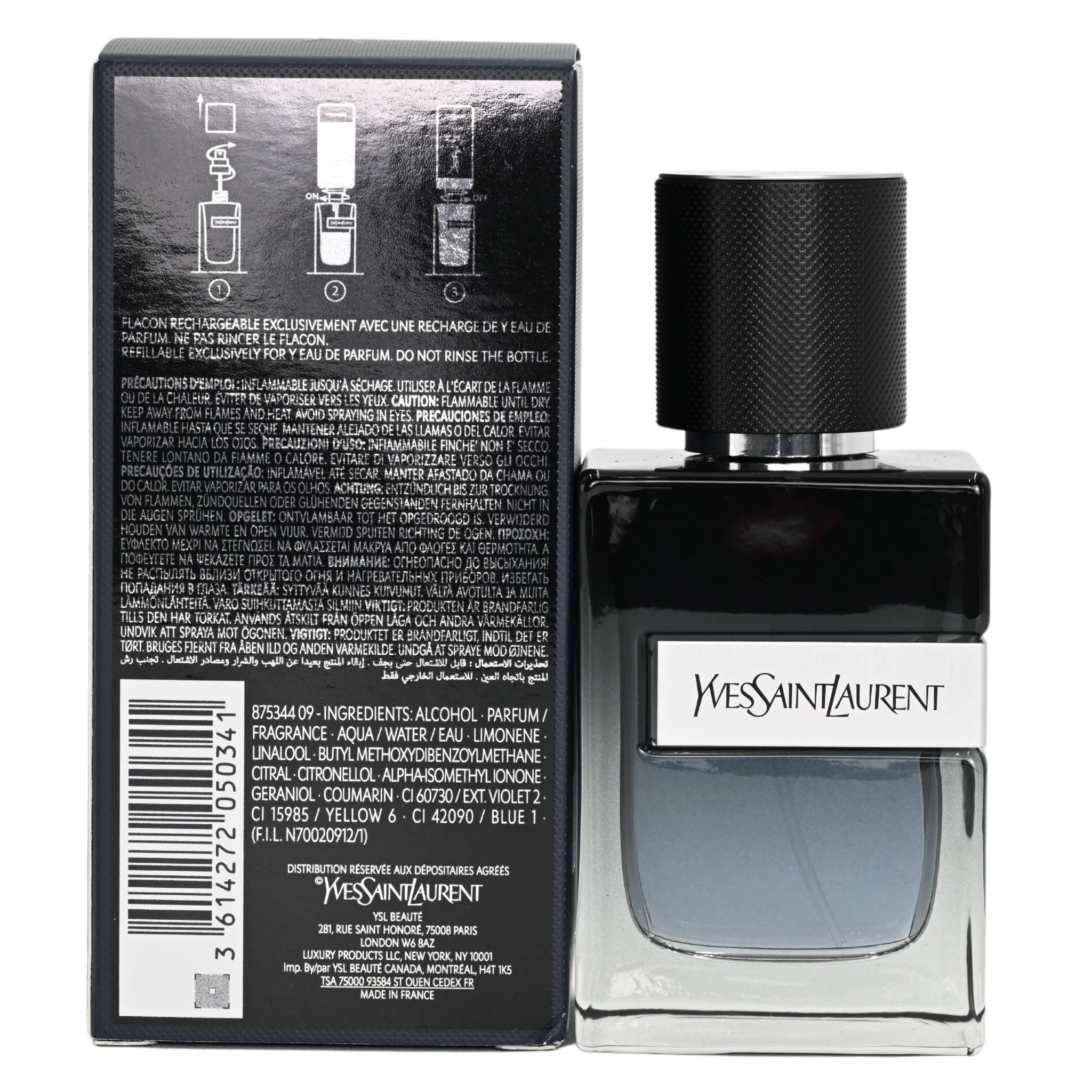 Y by Yves Saint Laurent cologne for men EDP 2.0 oz New in Box - Image 4